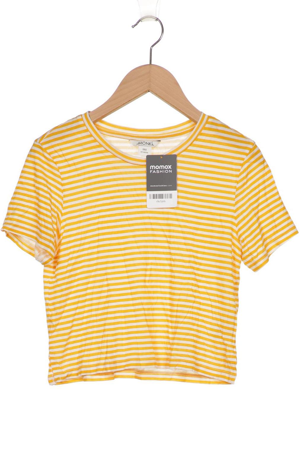 

MONKI Damen T-Shirt, gelb