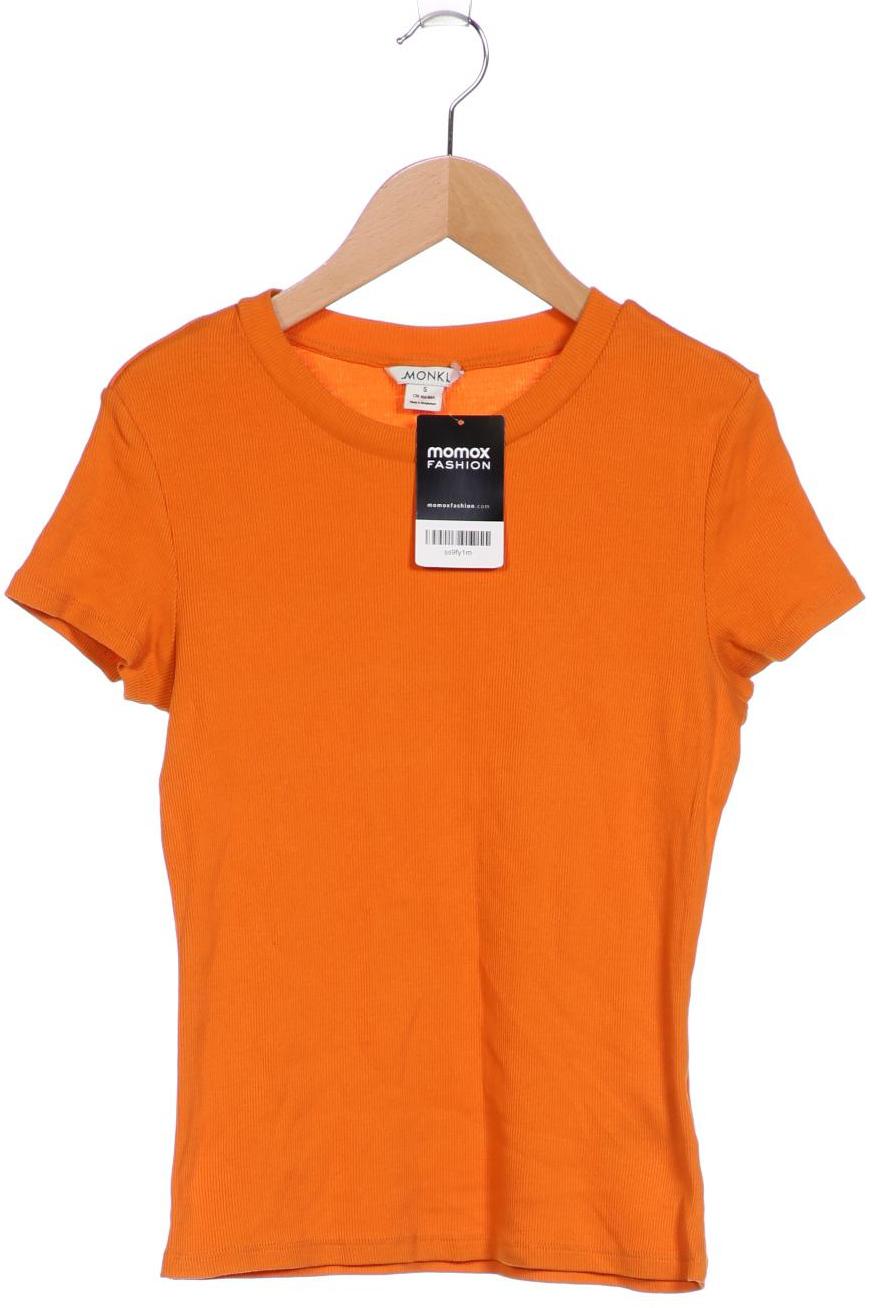 

Monki Damen T-Shirt, orange, Gr. 36