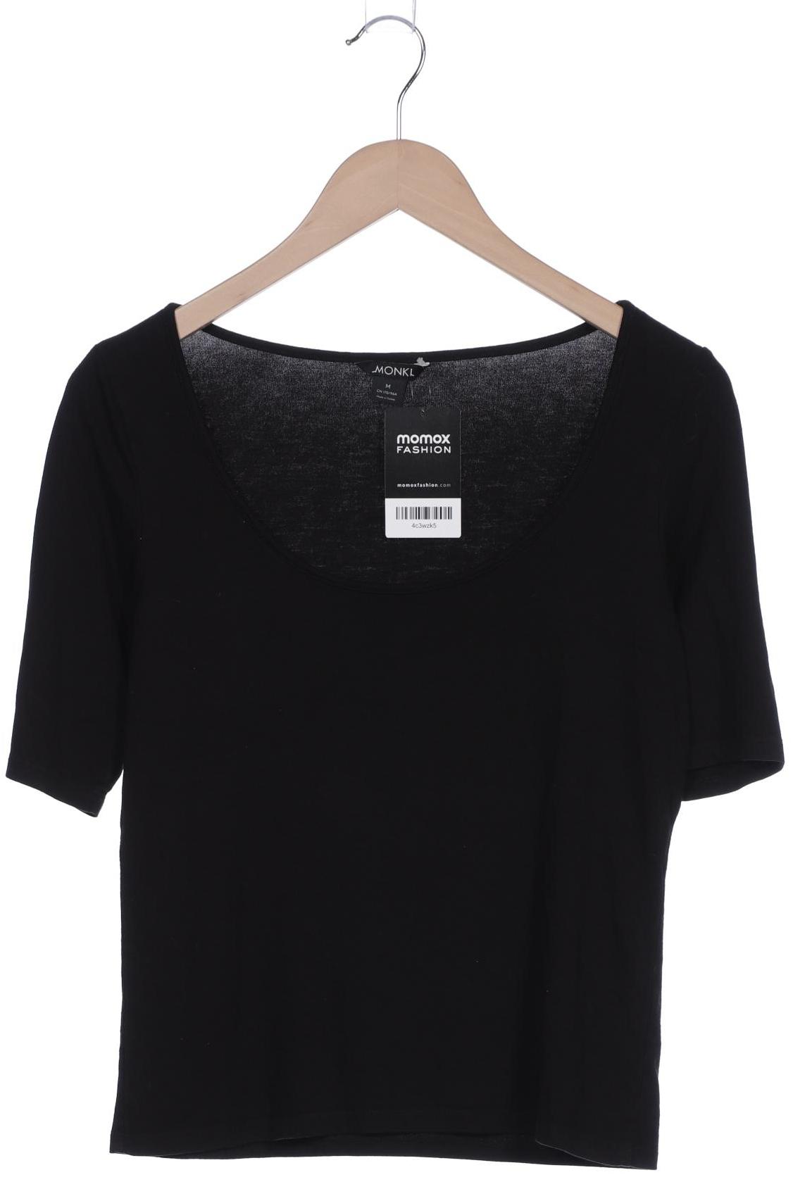 

Monki Damen T-Shirt, schwarz, Gr. 38