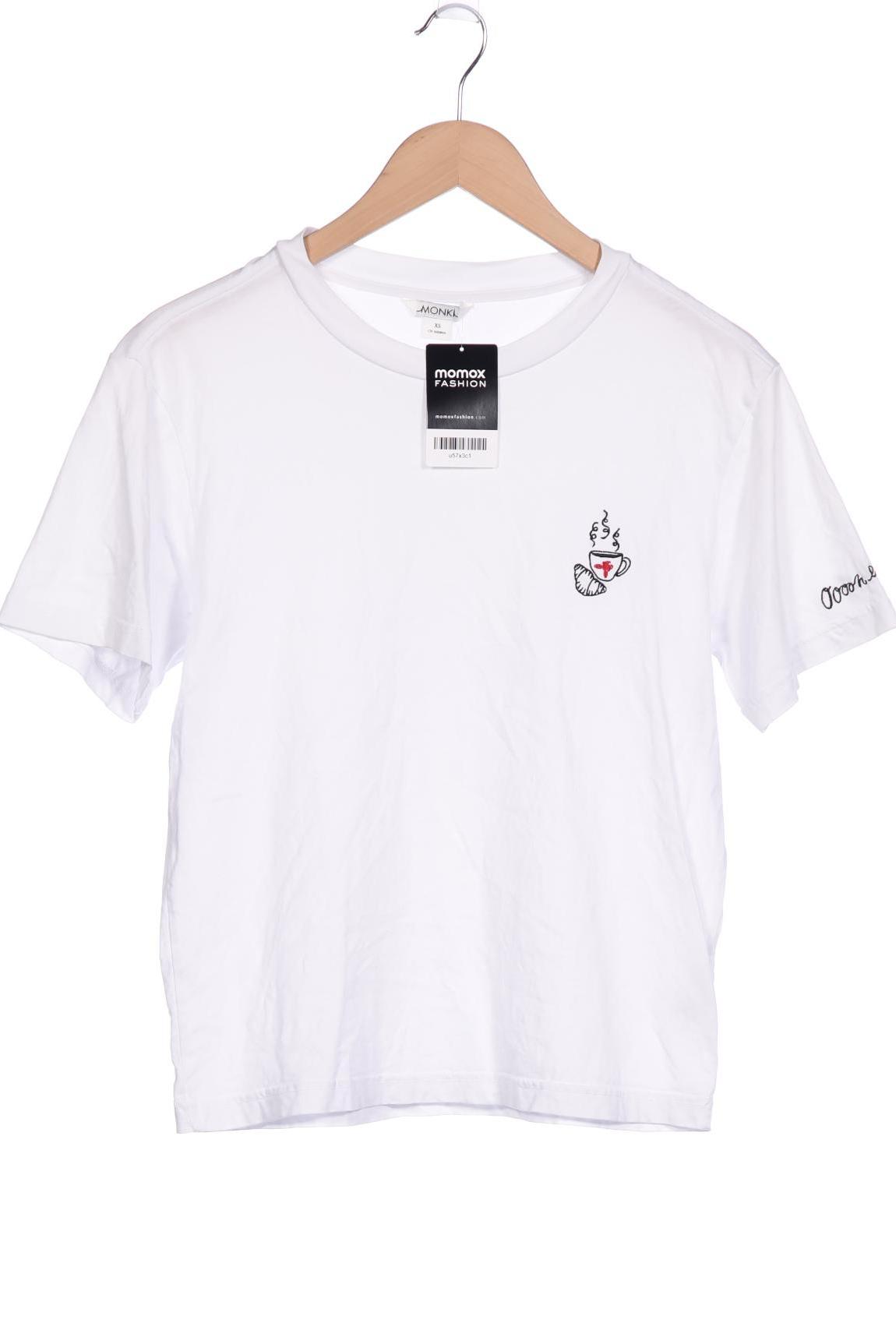 

MONKI Damen T-Shirt, weiß
