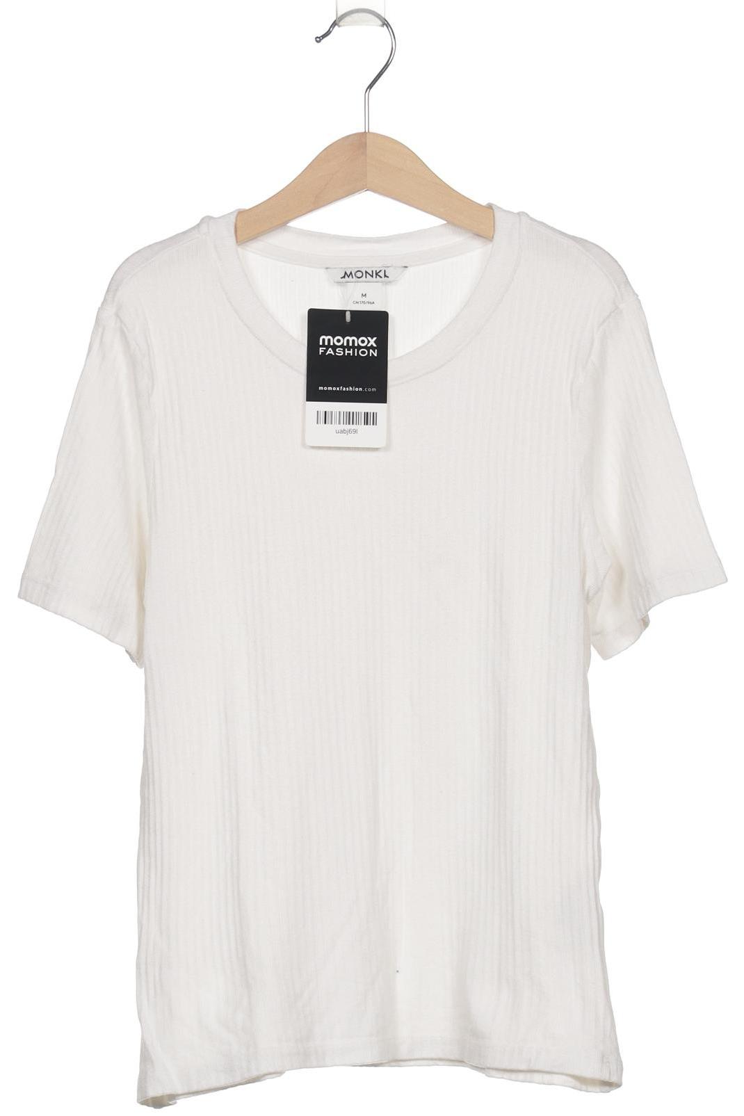 

Monki Damen T-Shirt, weiß, Gr. 38