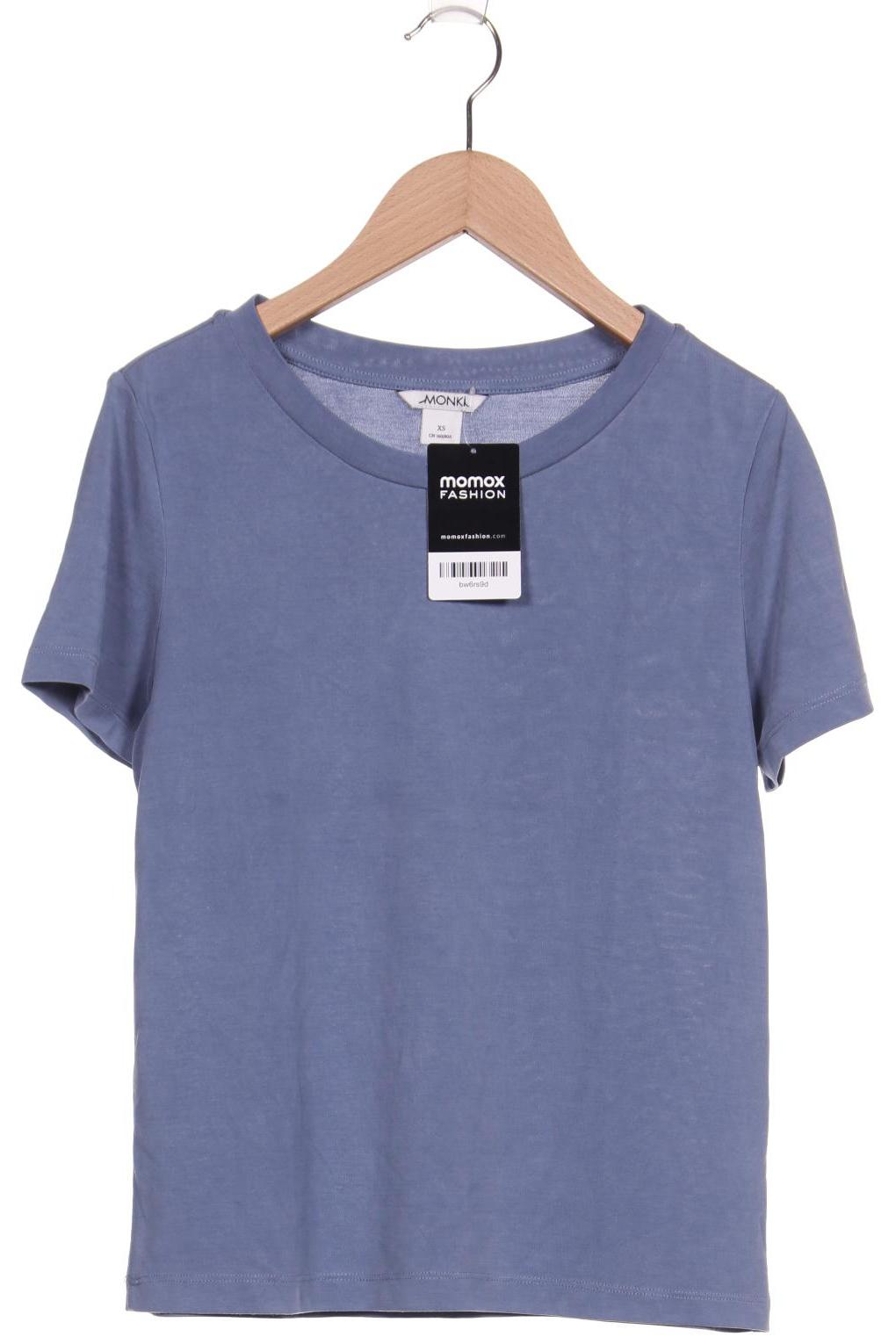 

Monki Damen T-Shirt, blau, Gr. 34