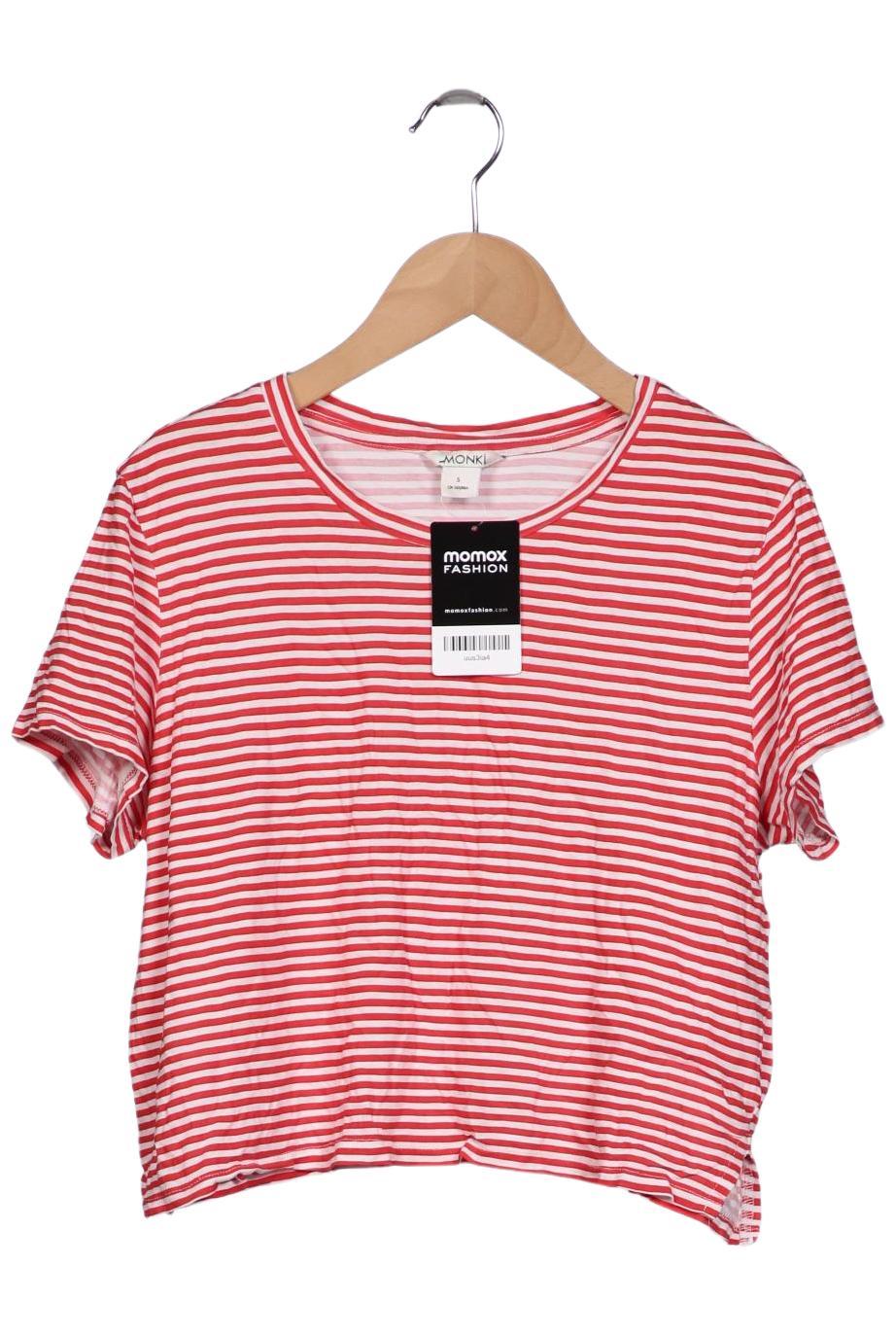 

Monki Damen T-Shirt, rot, Gr. 36