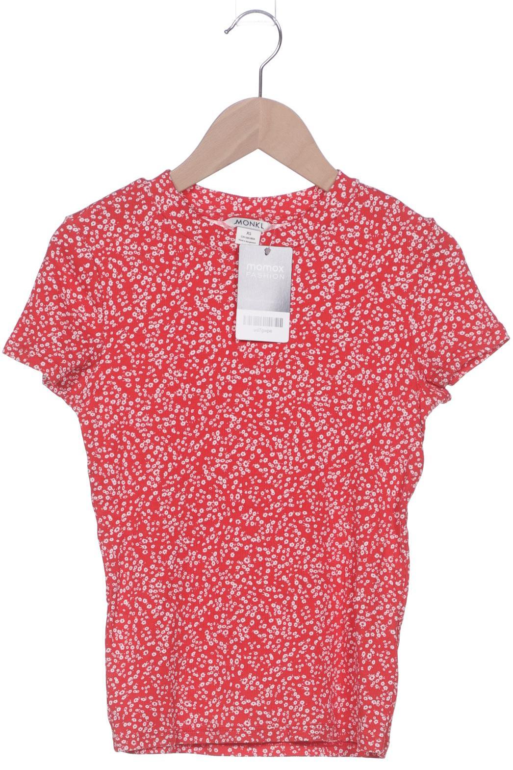 

Monki Damen T-Shirt, rot, Gr. 34