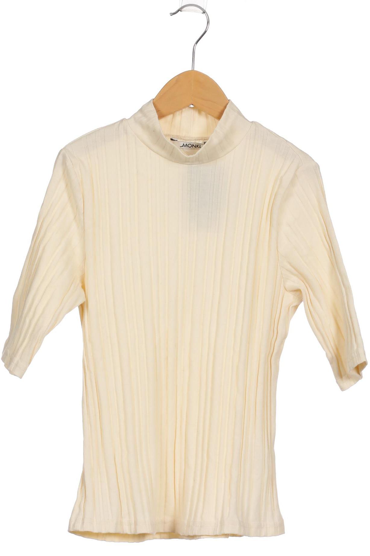 

Monki Damen T-Shirt, beige, Gr. 36