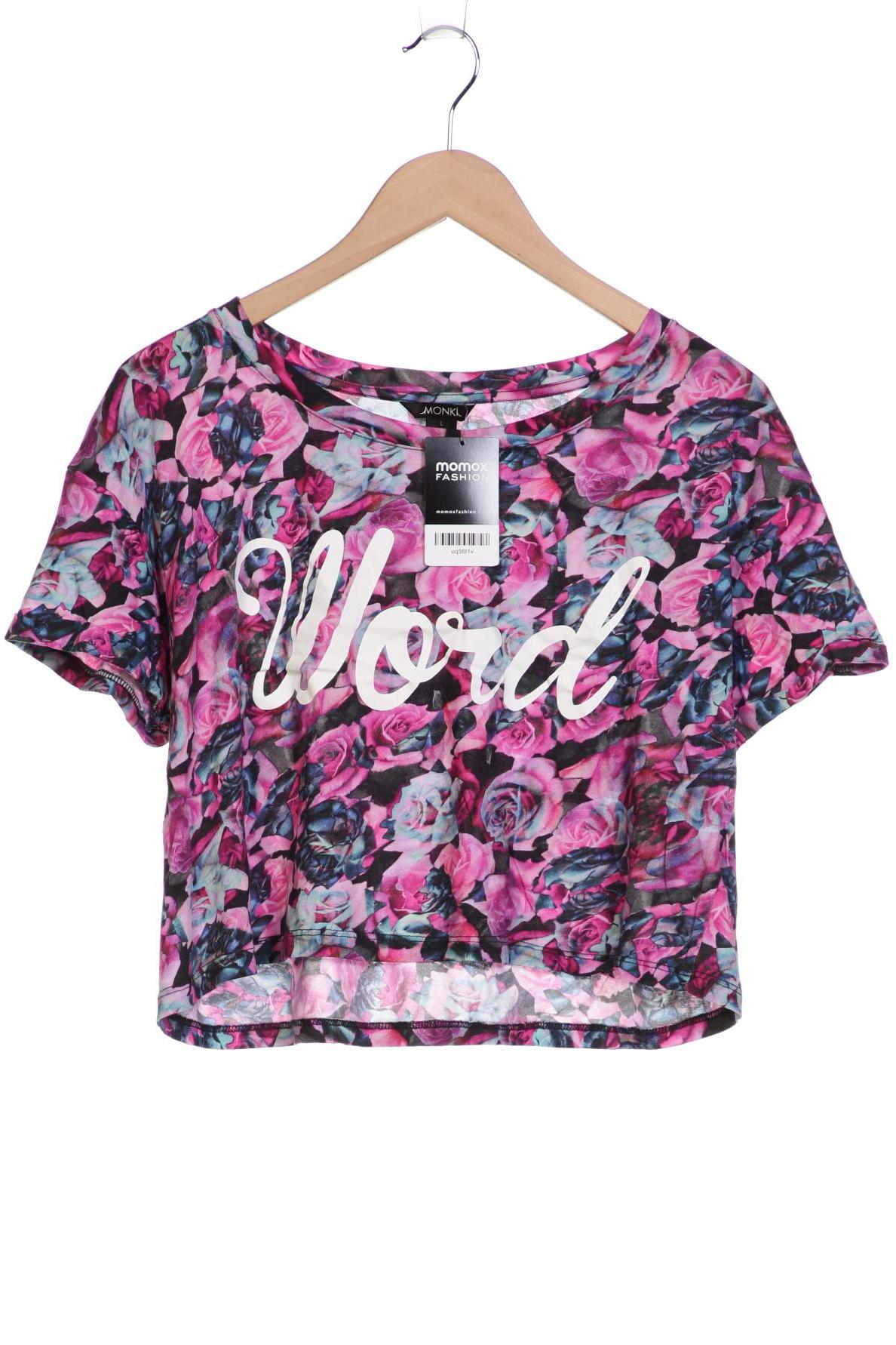 

Monki Damen T-Shirt, pink, Gr. 42