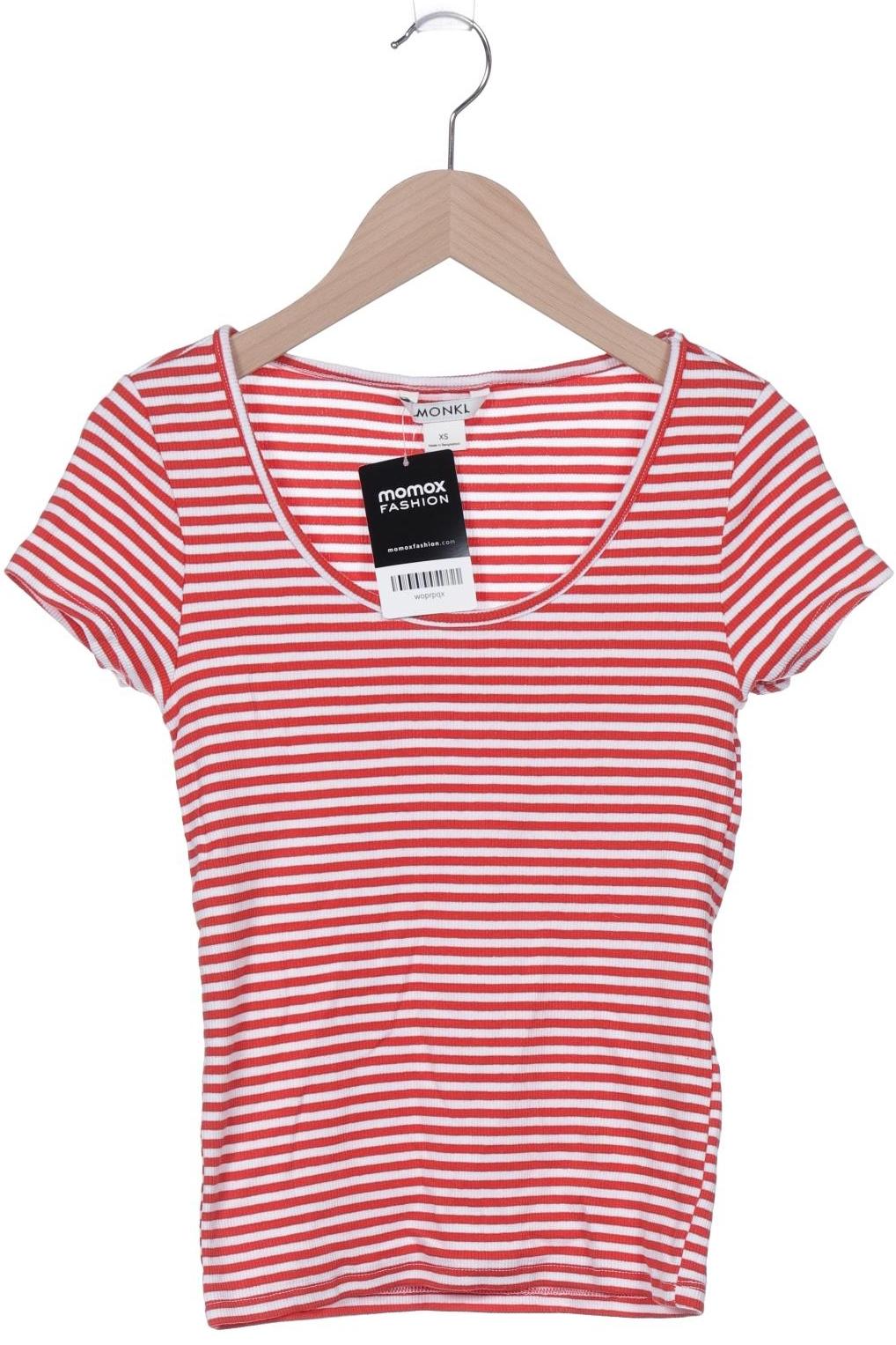 

Monki Damen T-Shirt, rot, Gr. 34