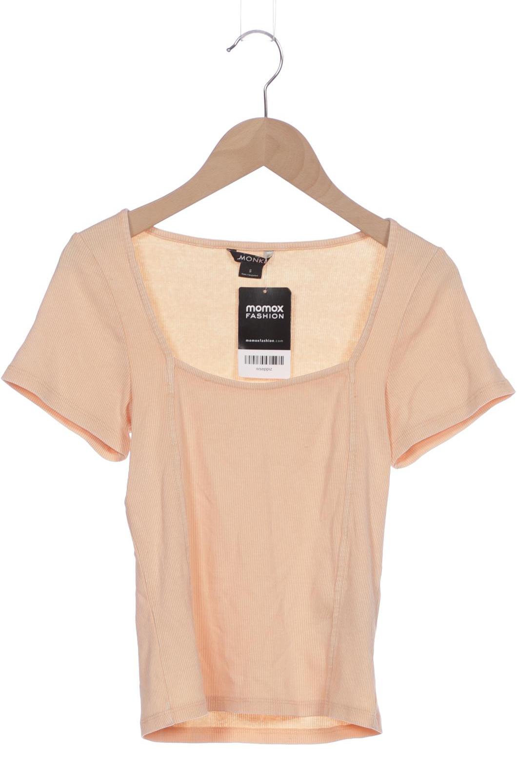 

Monki Damen T-Shirt, orange, Gr. 36