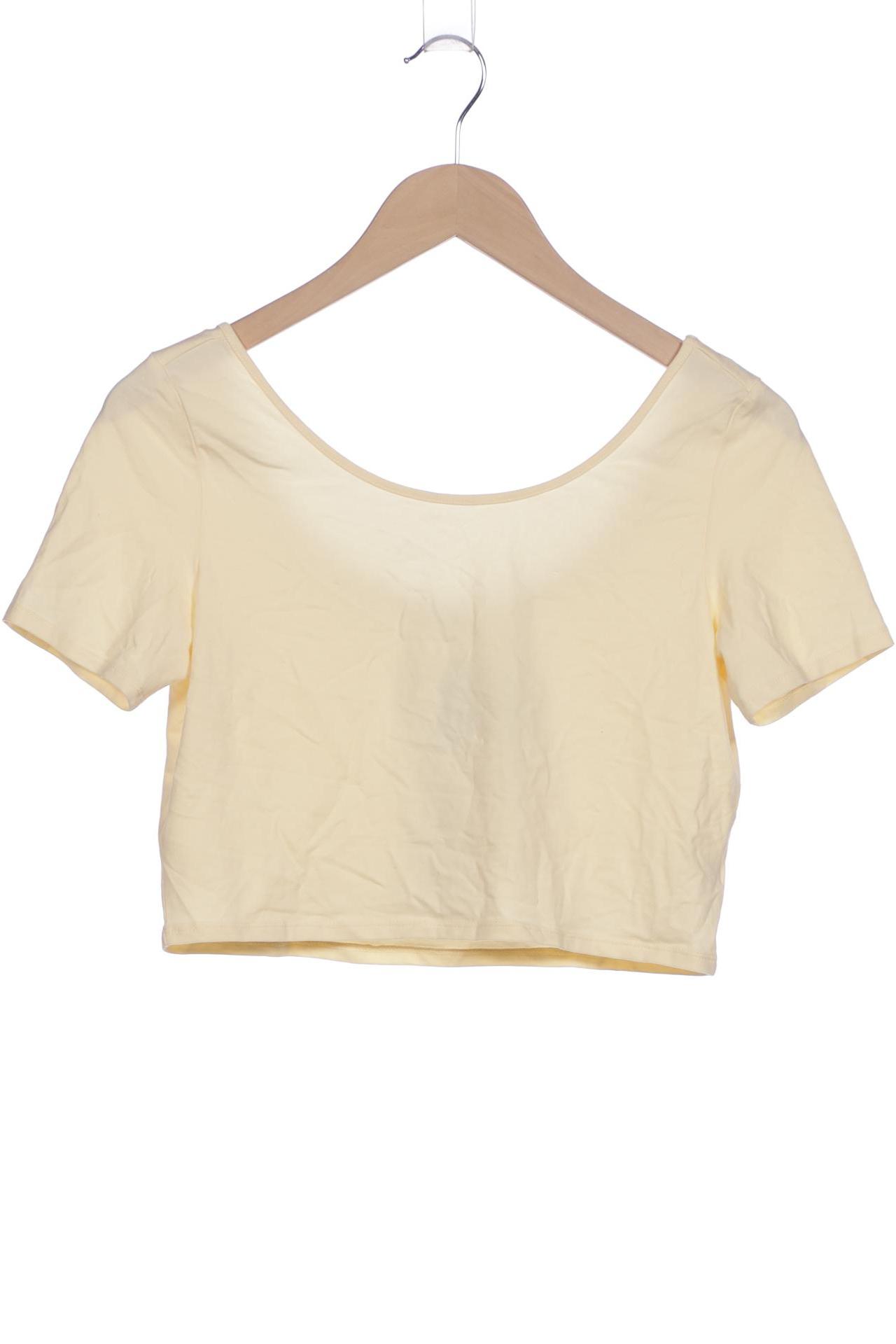 

Monki Damen T-Shirt, gelb, Gr. 38