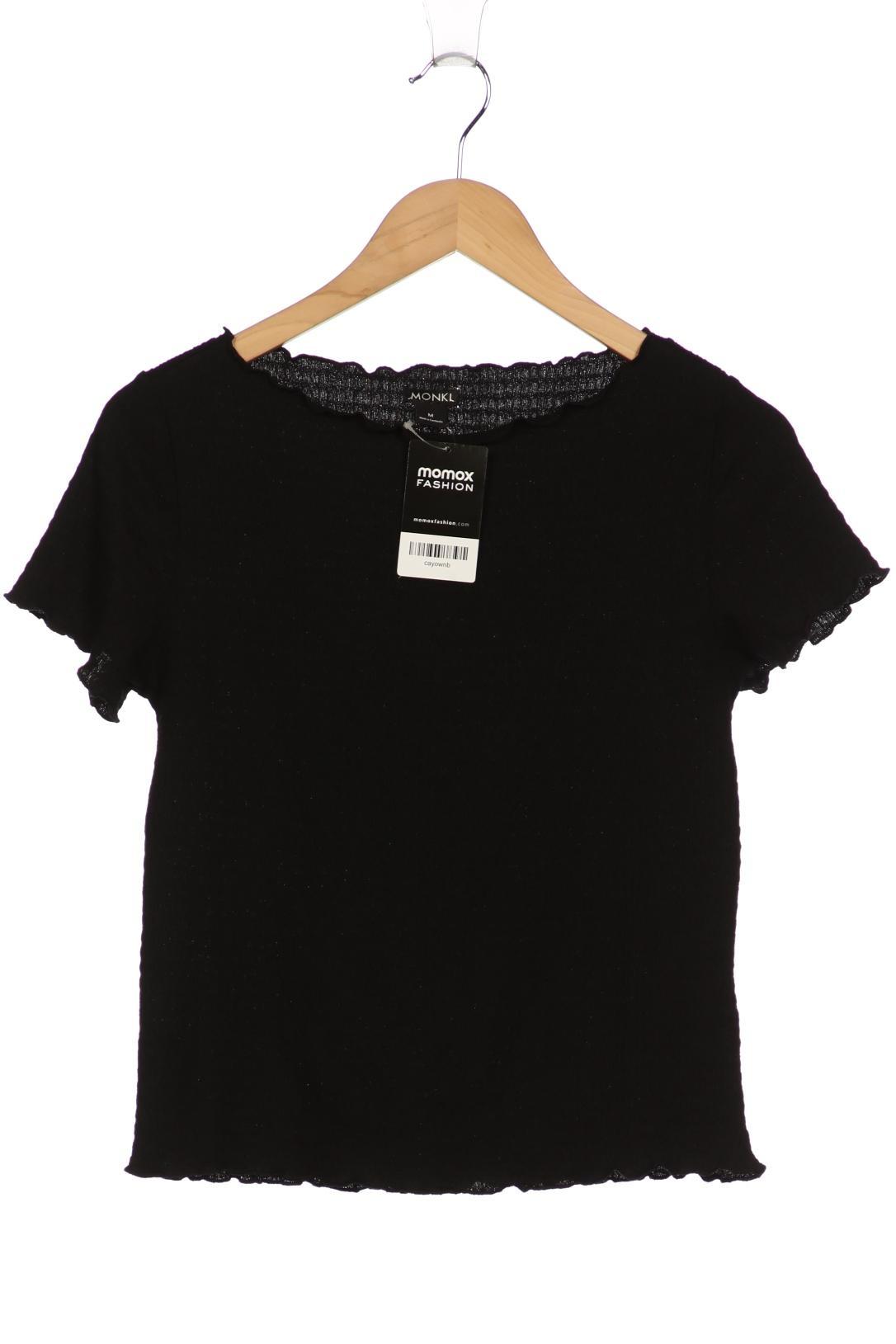 

Monki Damen T-Shirt, schwarz, Gr. 38