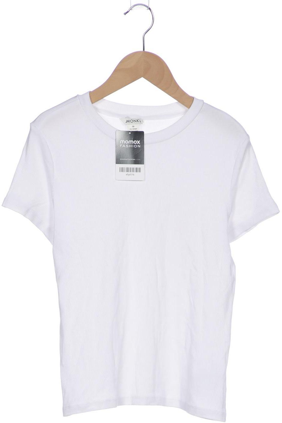 

Monki Damen T-Shirt, weiß, Gr. 38
