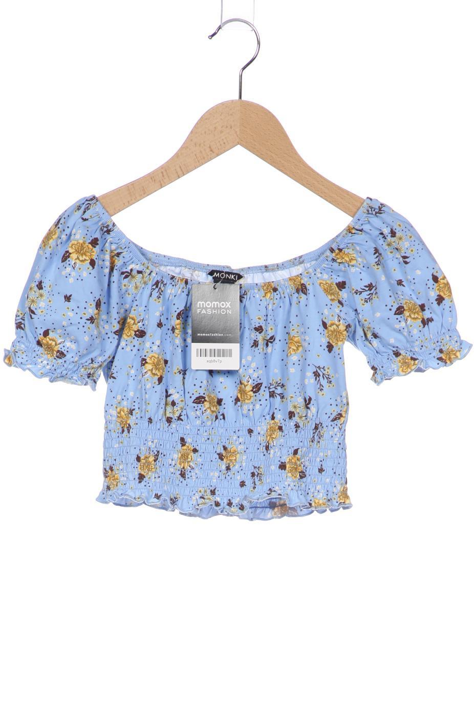 

Monki Damen T-Shirt, hellblau, Gr. 34