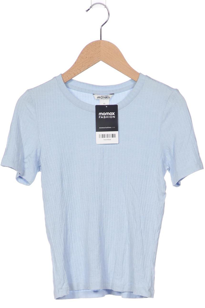 

Monki Damen T-Shirt, hellblau, Gr. 34