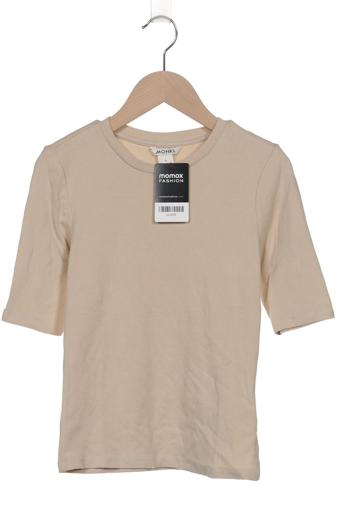 

Monki Damen T-Shirt, beige, Gr. 36