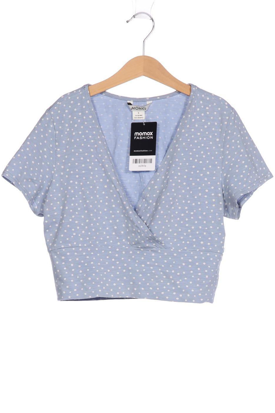 

MONKI Damen T-Shirt, hellblau