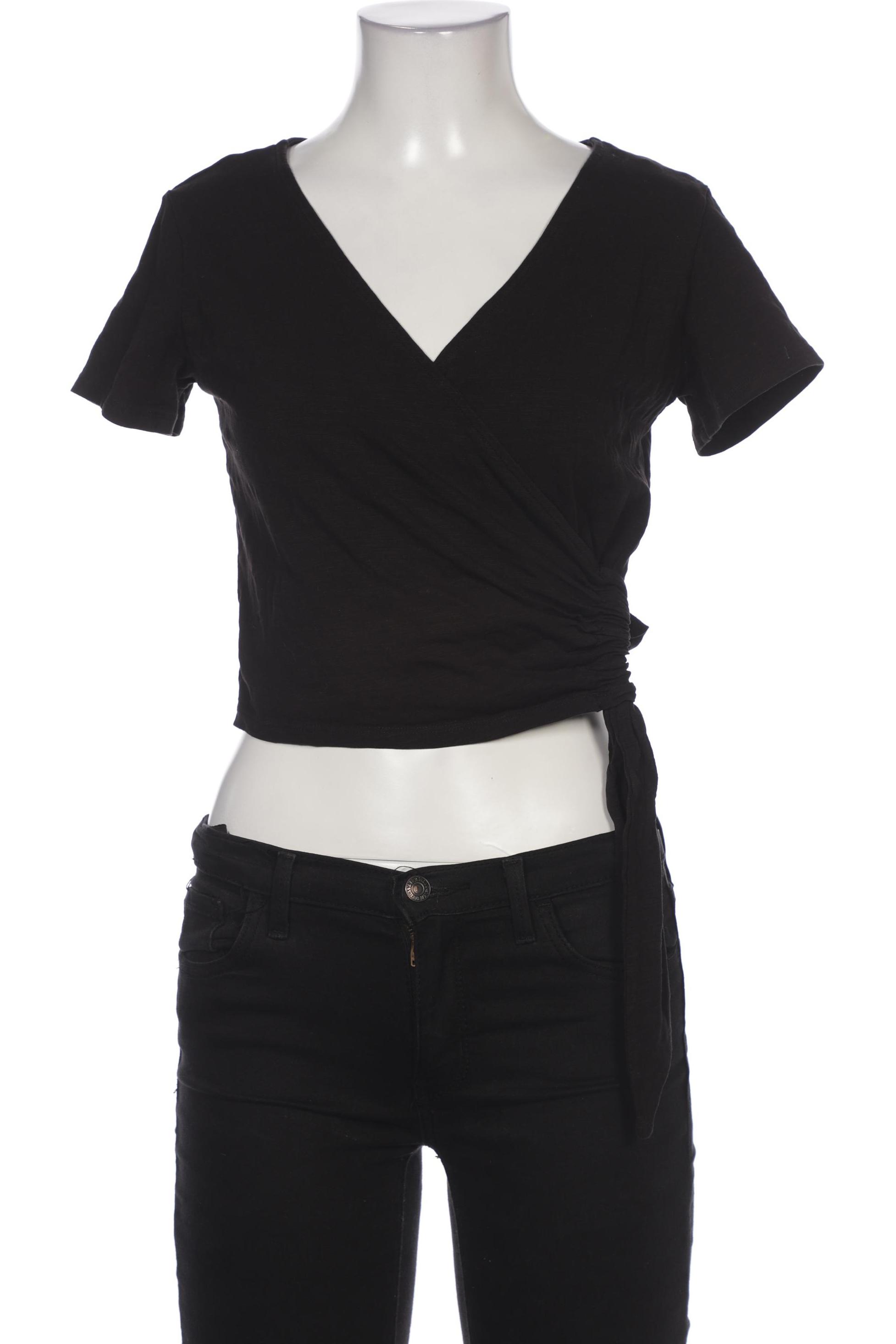 

Monki Damen T-Shirt, schwarz, Gr. 36