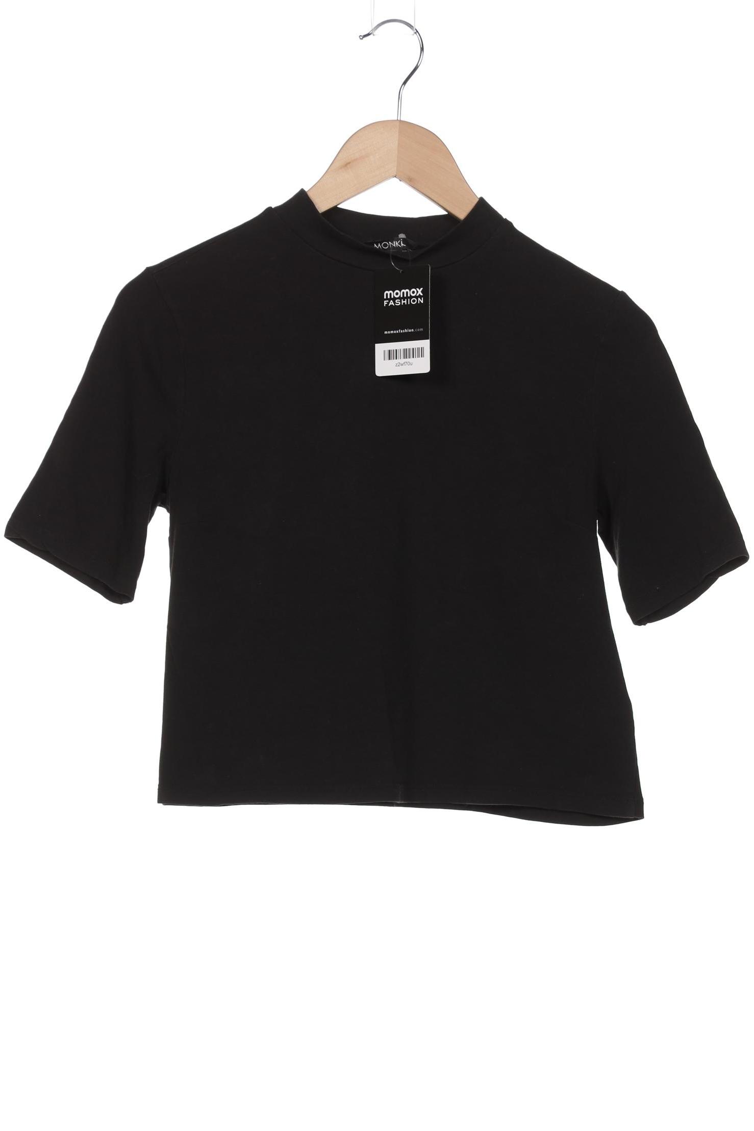 

Monki Damen T-Shirt, schwarz, Gr. 36