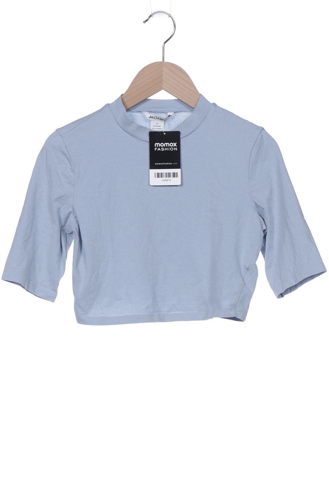 

Monki Damen T-Shirt, hellblau, Gr. 36