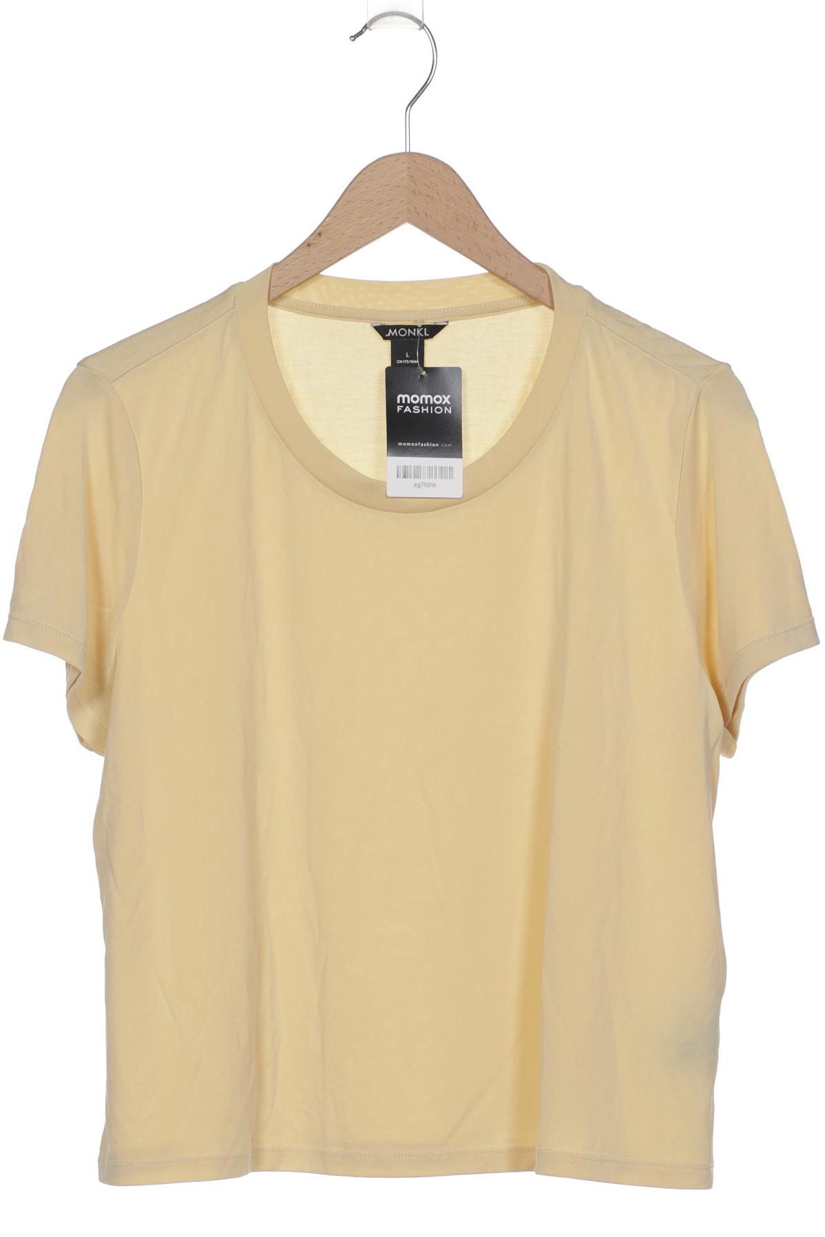 

Monki Damen T-Shirt, gelb, Gr. 42