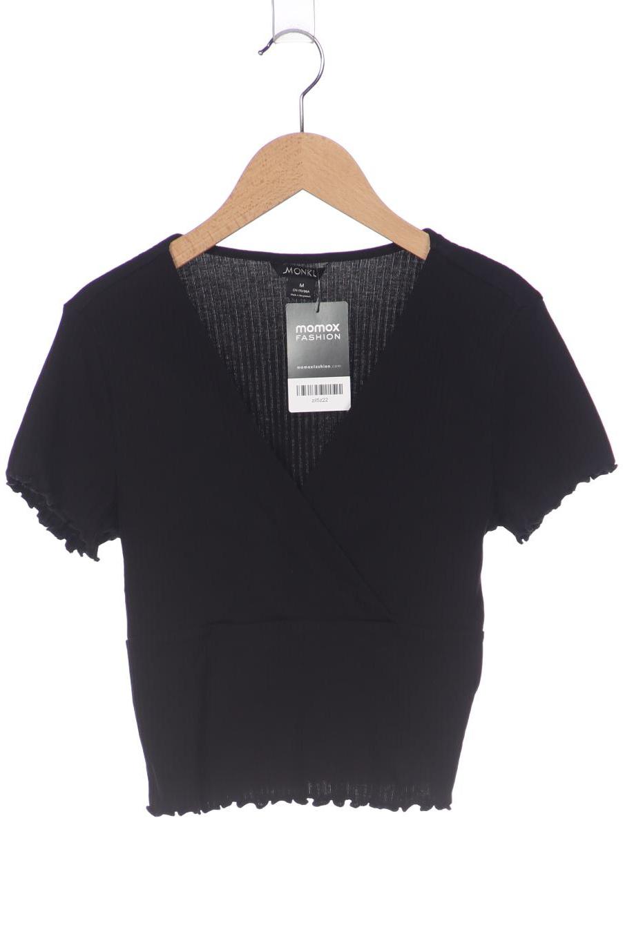 

Monki Damen T-Shirt, schwarz, Gr. 38