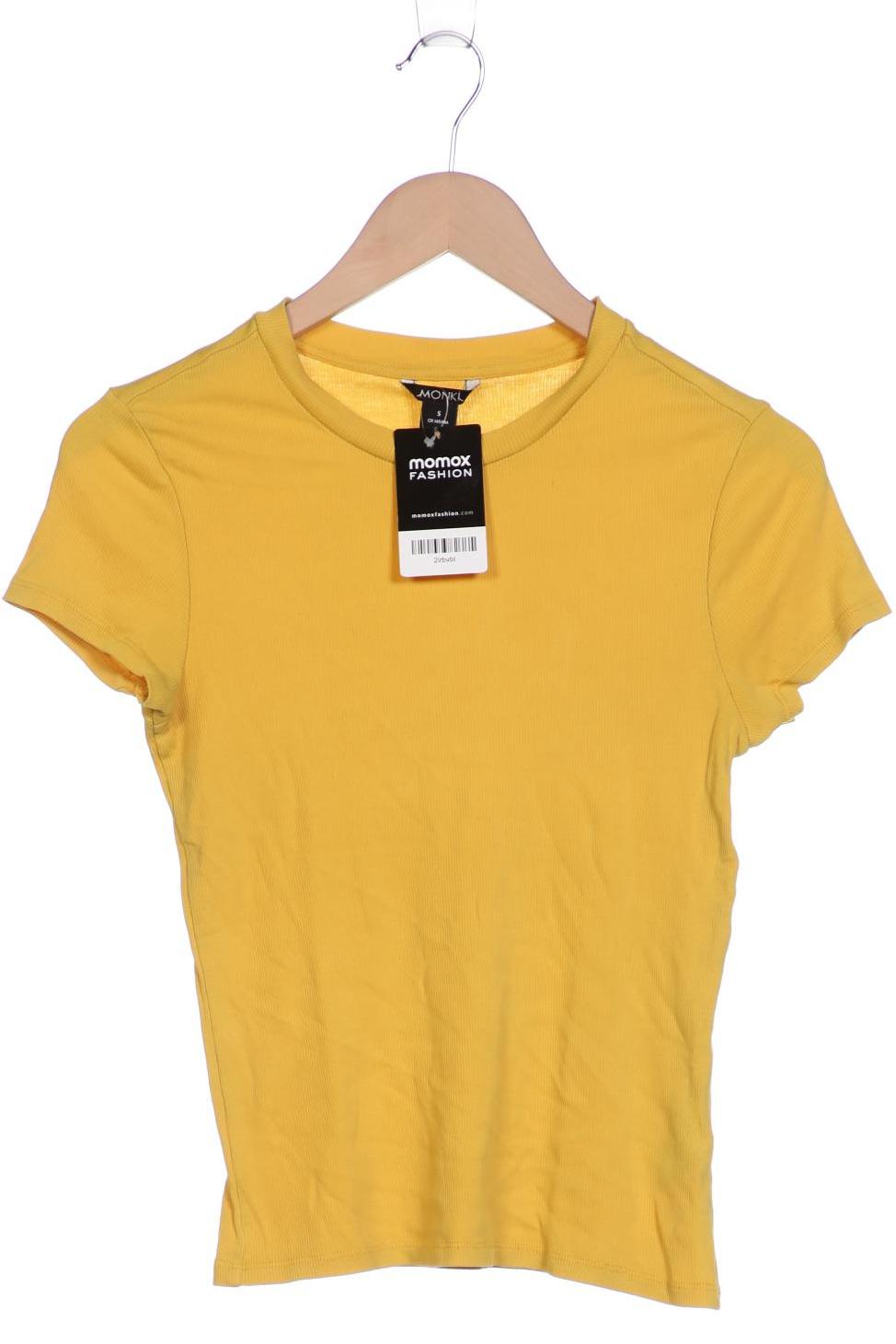 

Monki Damen T-Shirt, gelb, Gr. 36