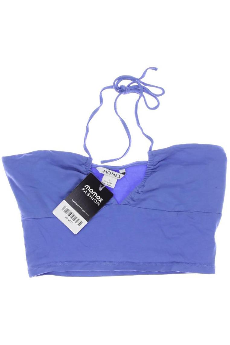 

Monki Damen Top, blau, Gr. 36