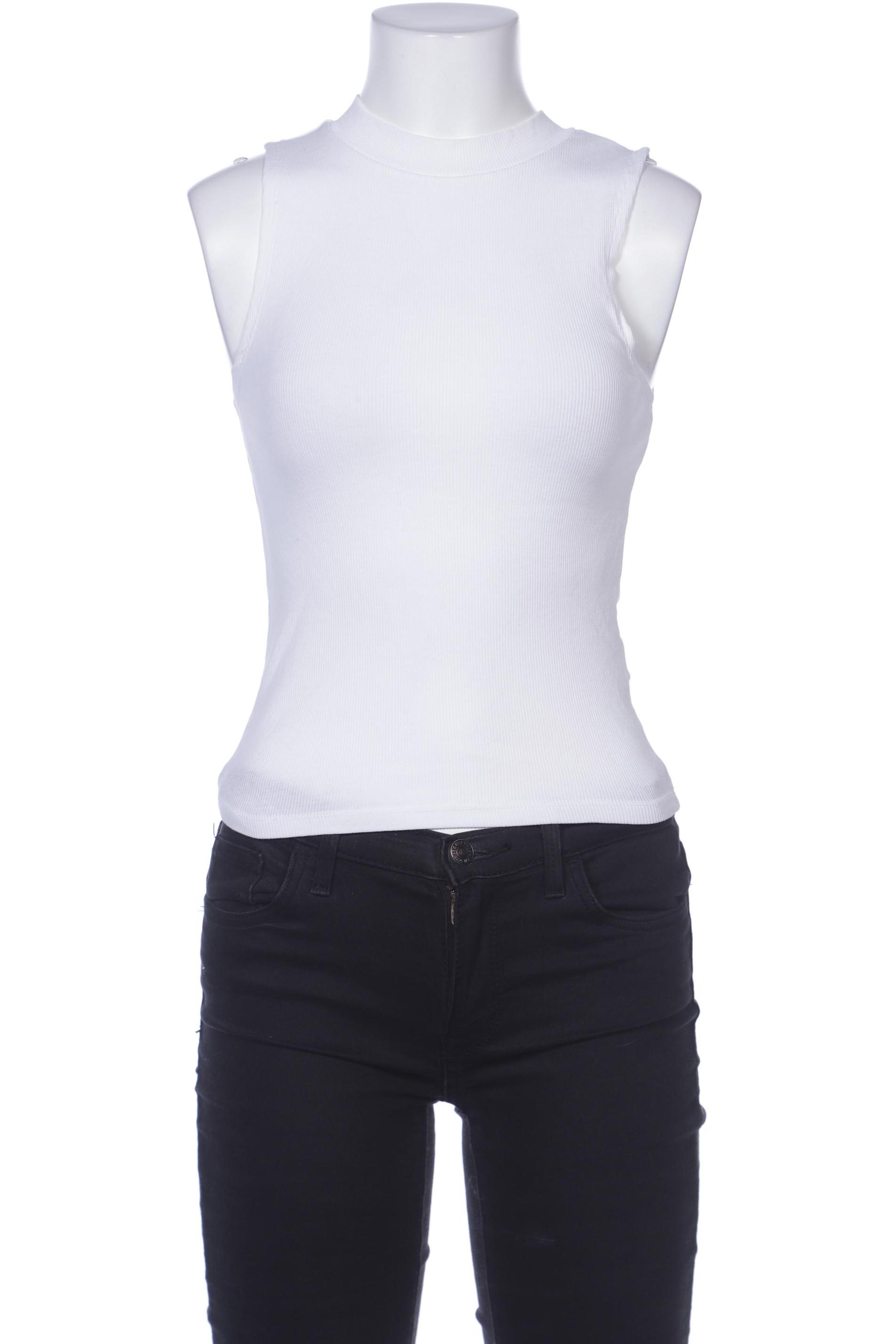 

Monki Damen Top, weiß, Gr. 34