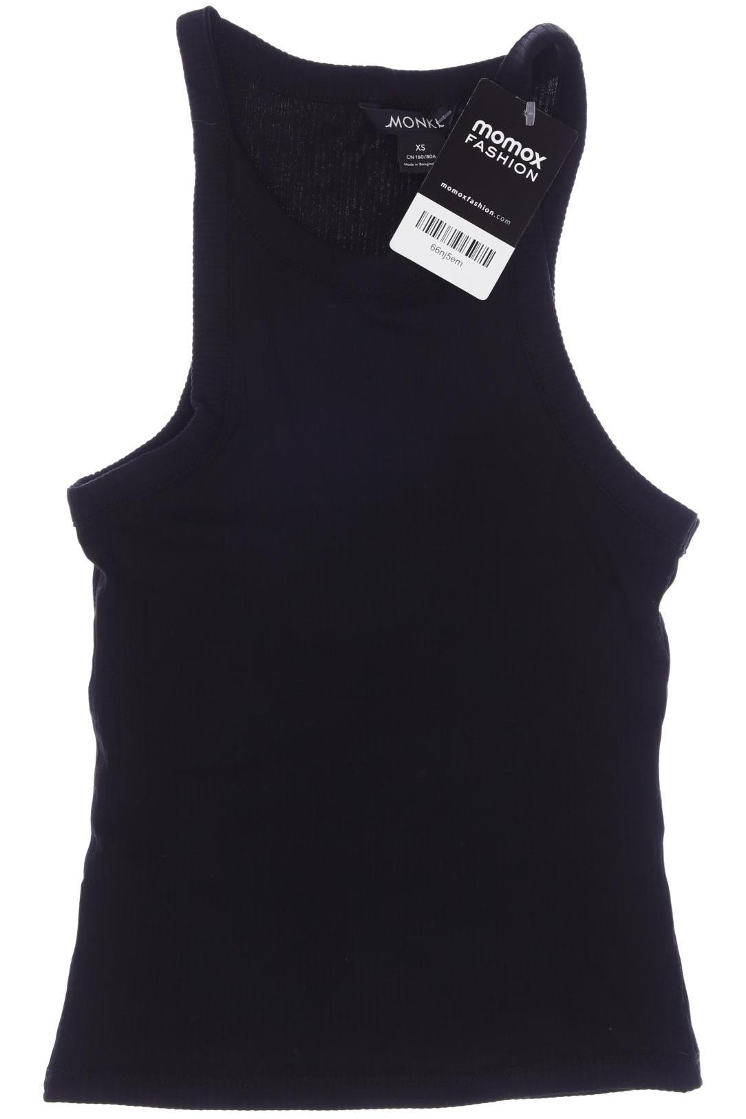 

Monki Damen Top, schwarz, Gr. 34