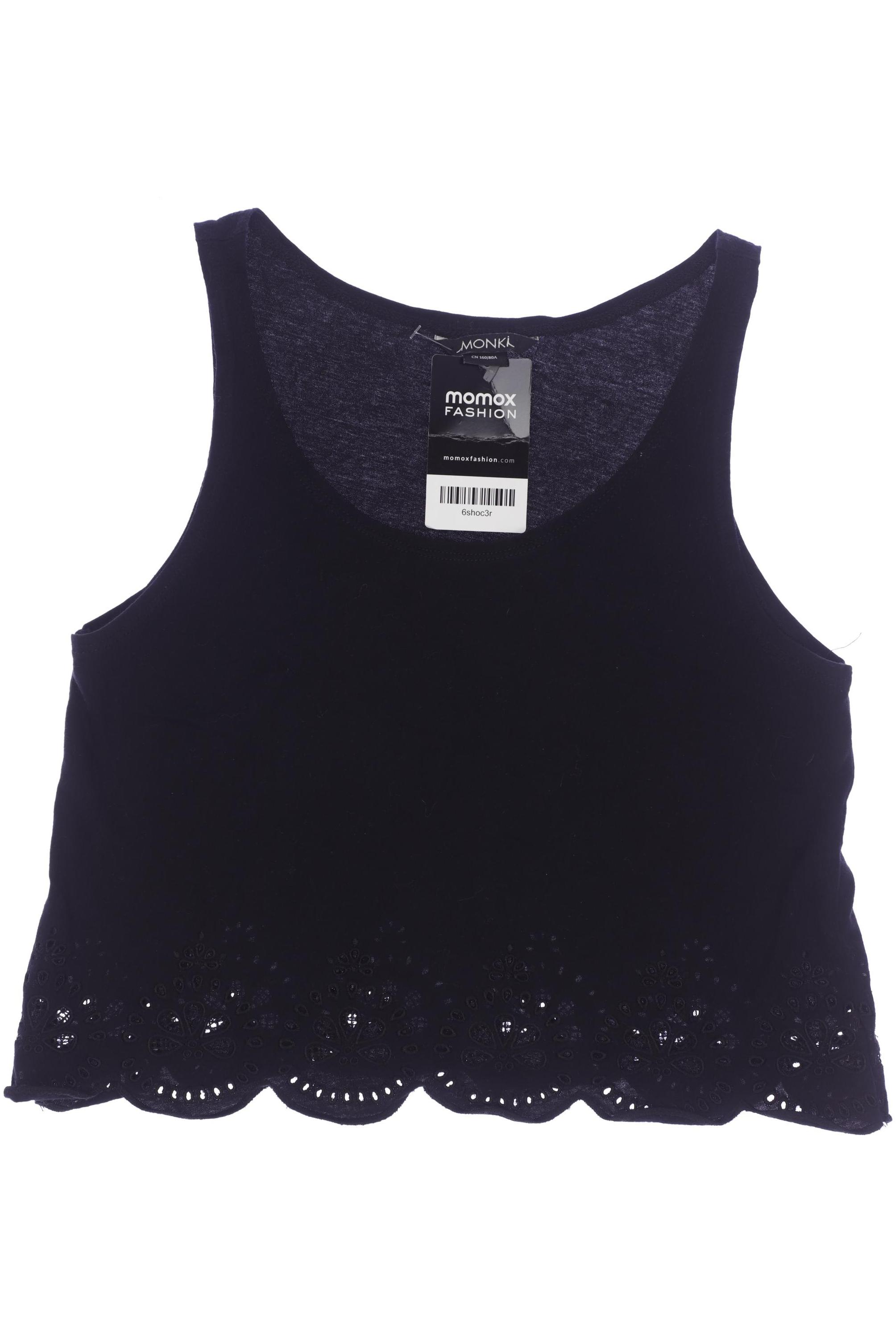 

Monki Damen Top, schwarz, Gr. 34