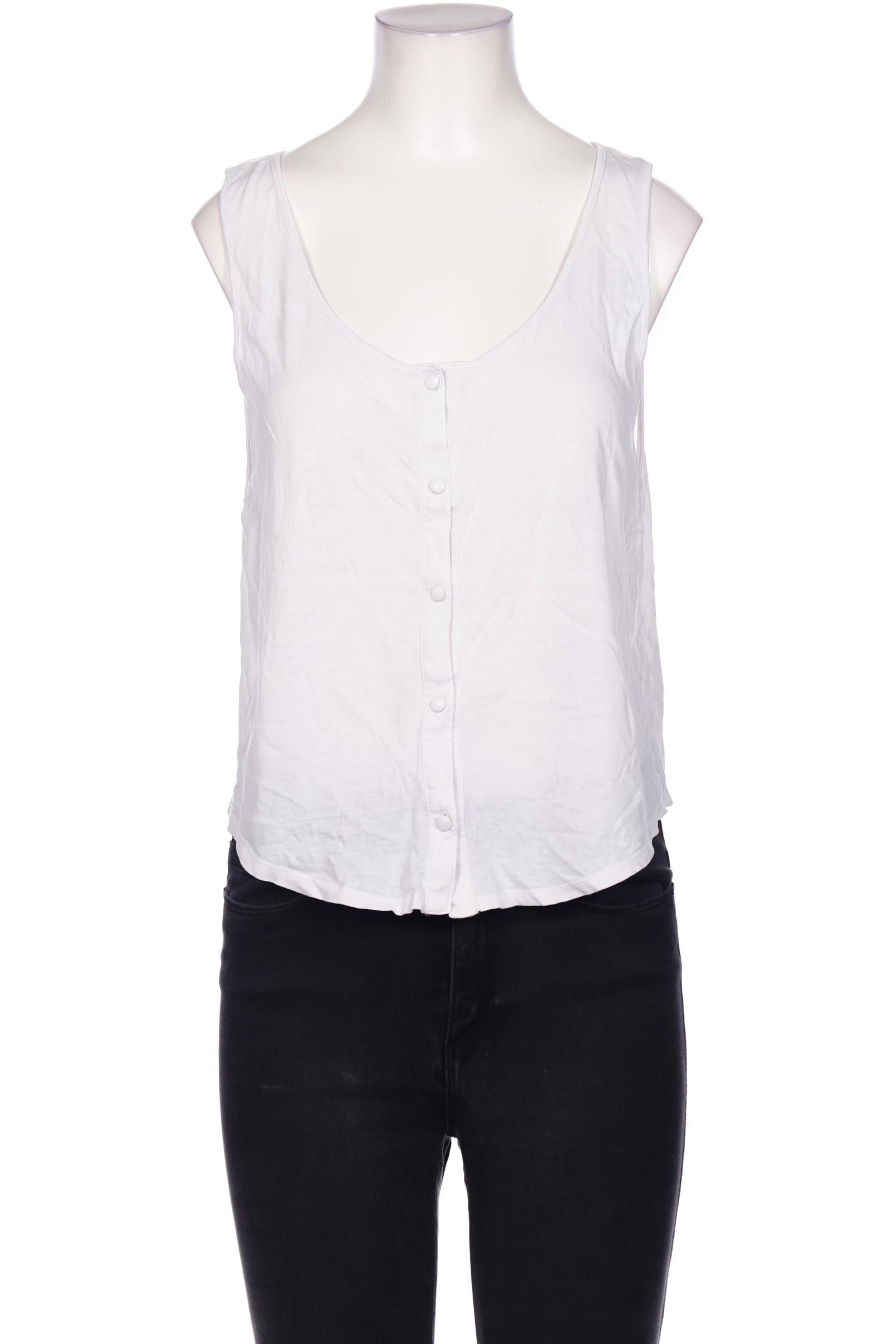 

Monki Damen Top, weiß, Gr. 36