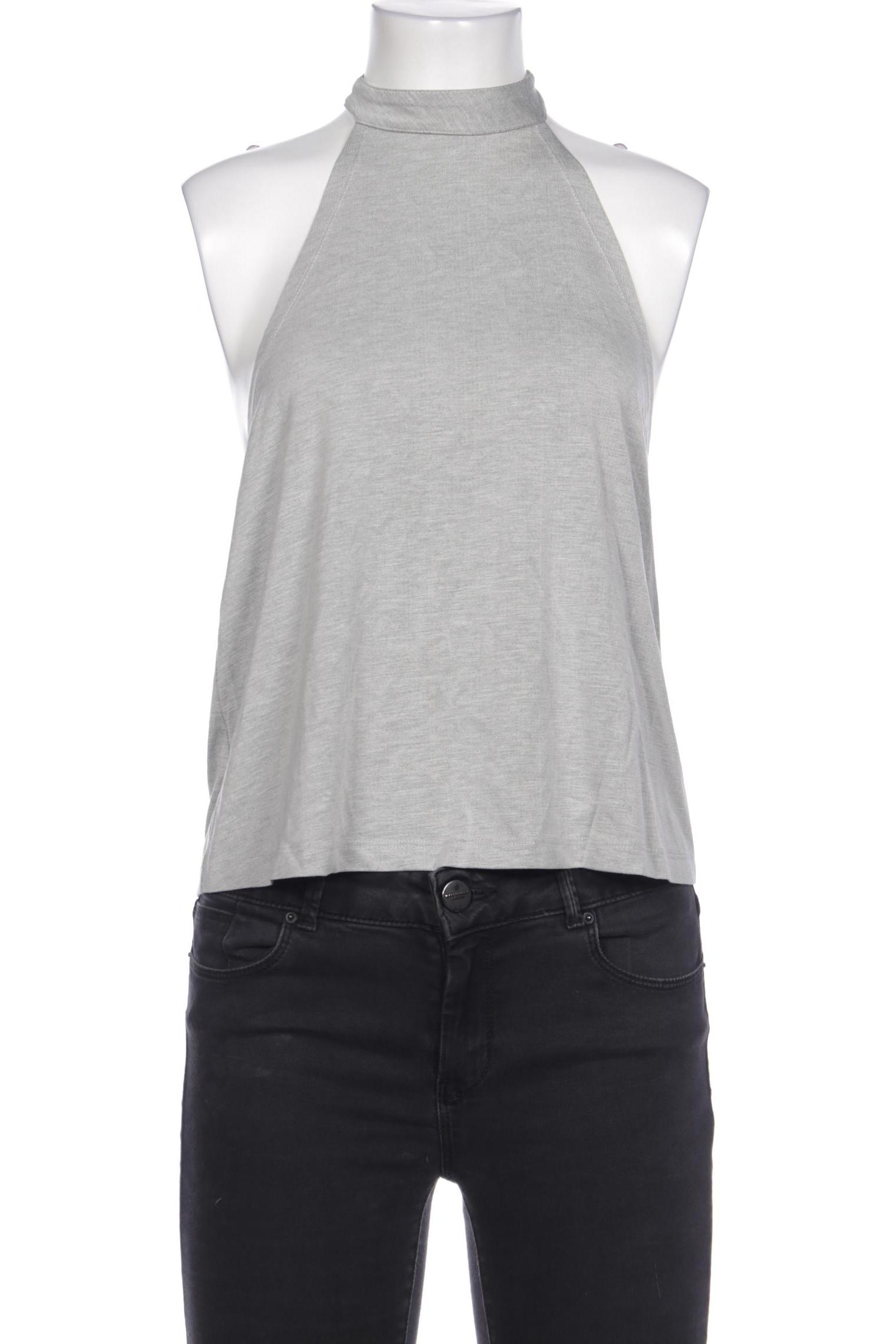 

Monki Damen Top, grau, Gr. 36