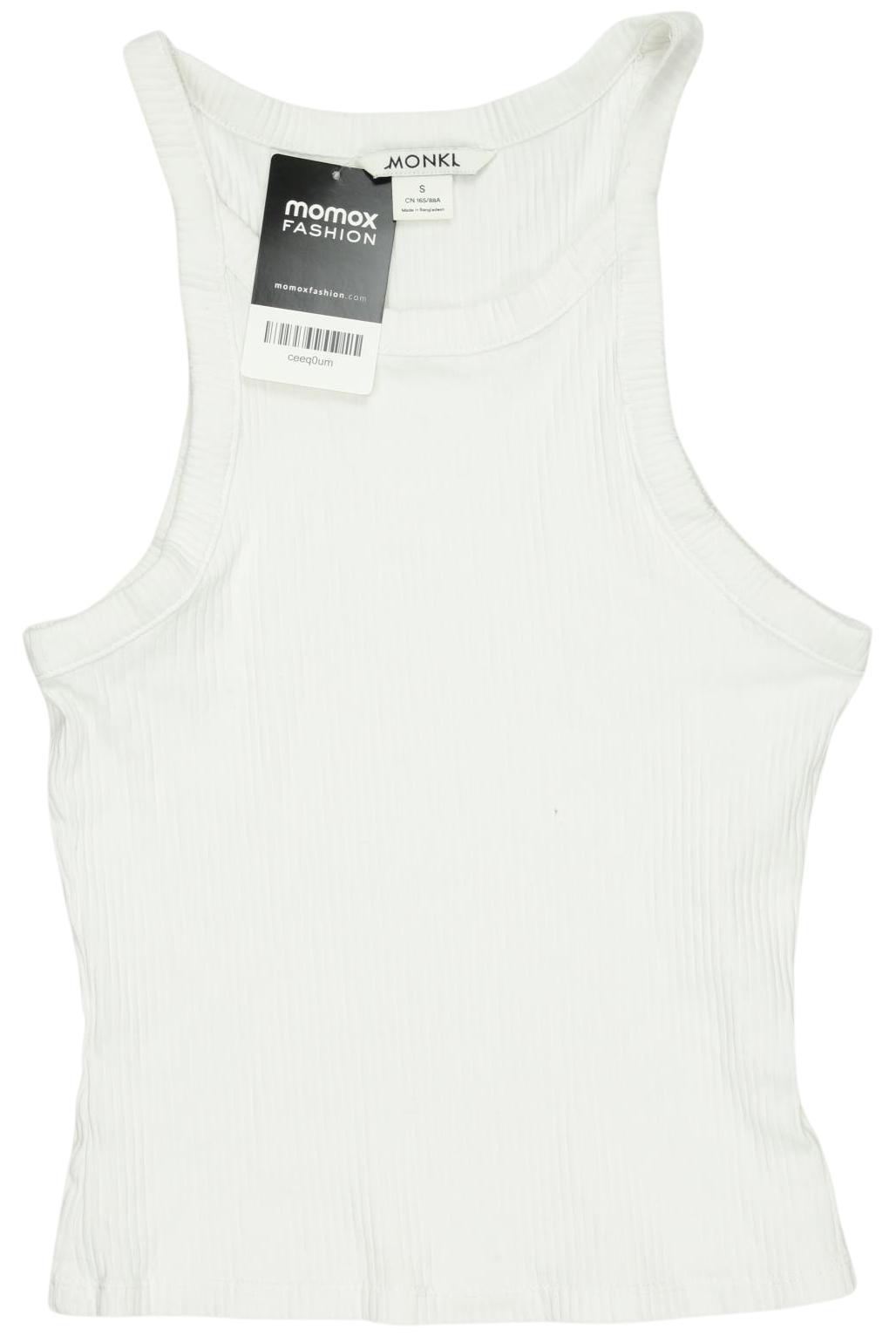 

Monki Damen Top, weiß, Gr. 36