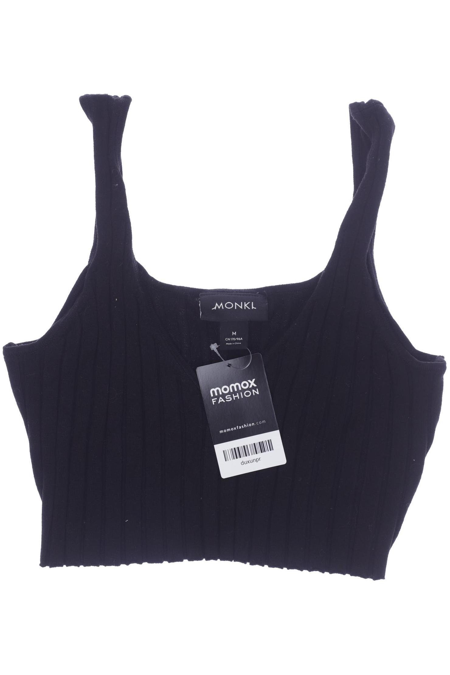 

Monki Damen Top, schwarz, Gr. 38