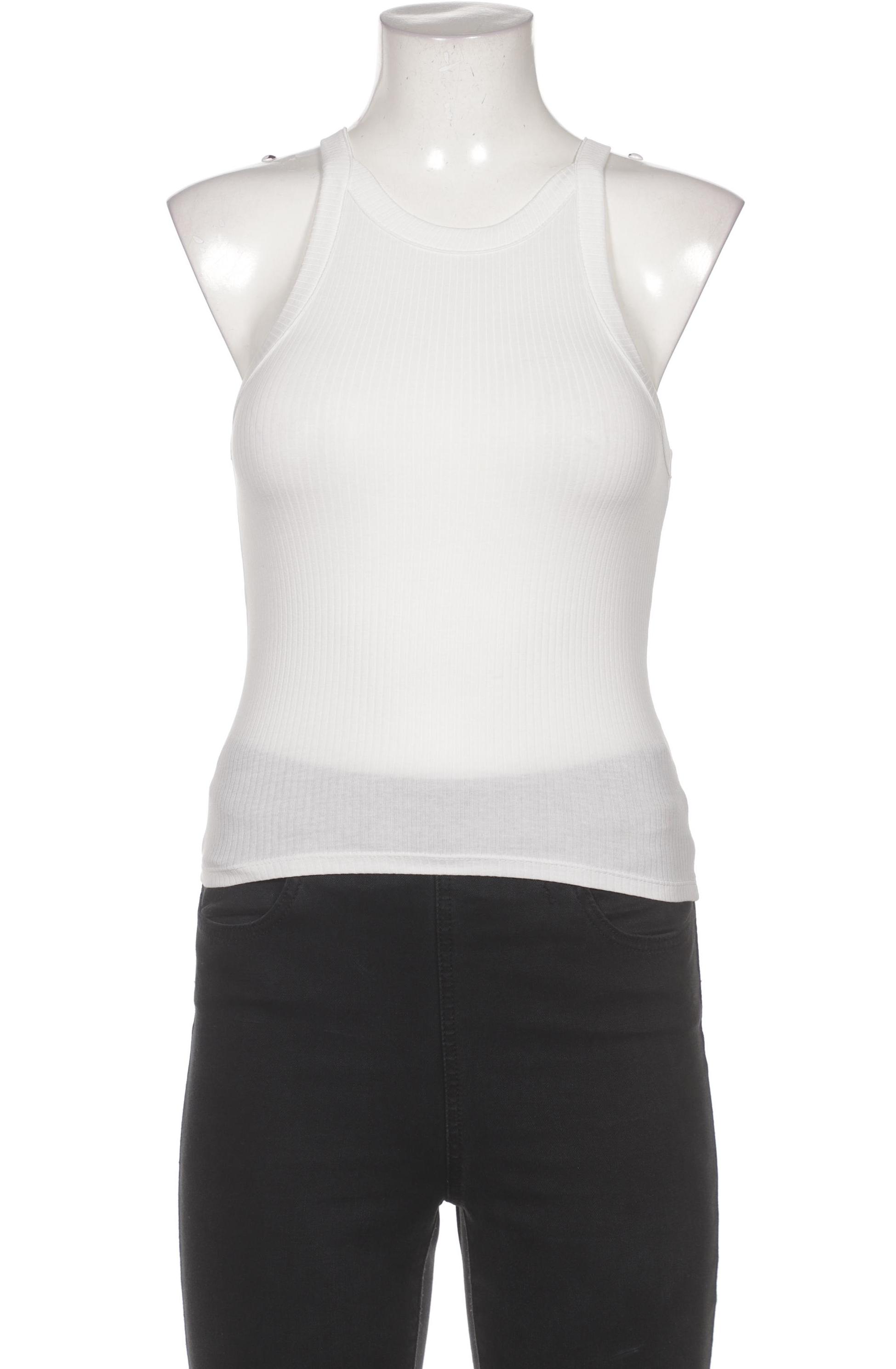 

Monki Damen Top, weiß, Gr. 36