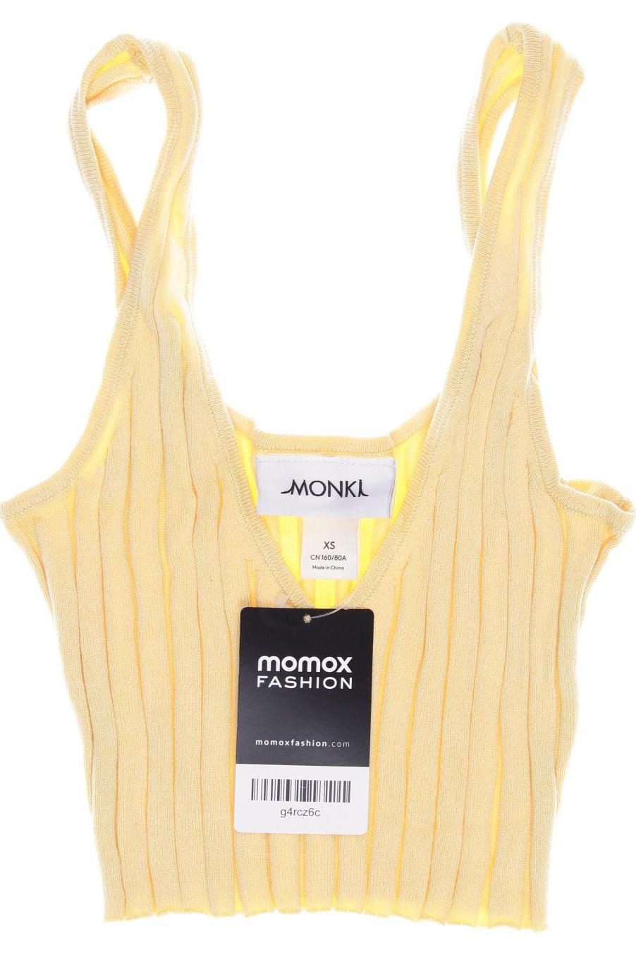 

MONKI Damen Top, gelb