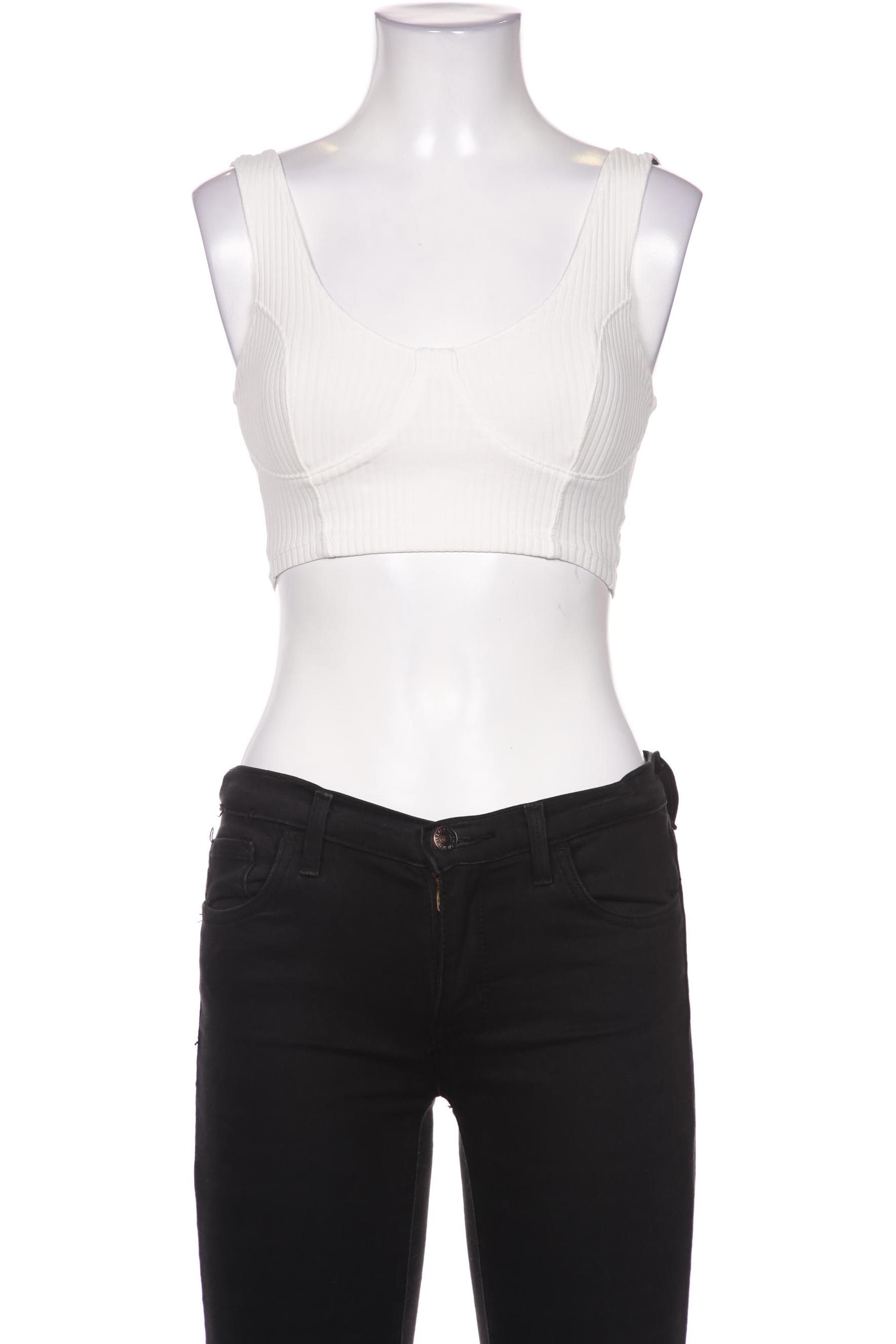 

Monki Damen Top, weiß, Gr. 34