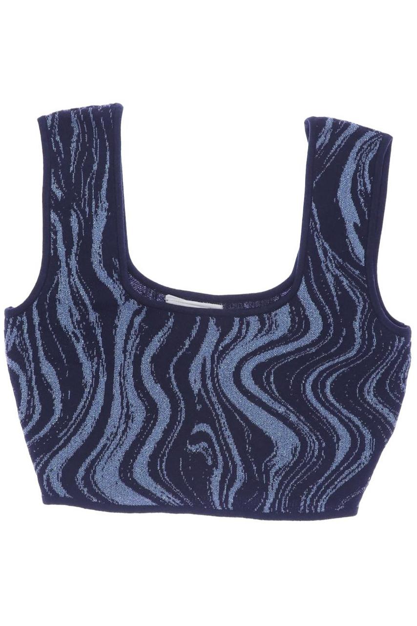 

Monki Damen Top, marineblau, Gr. 36