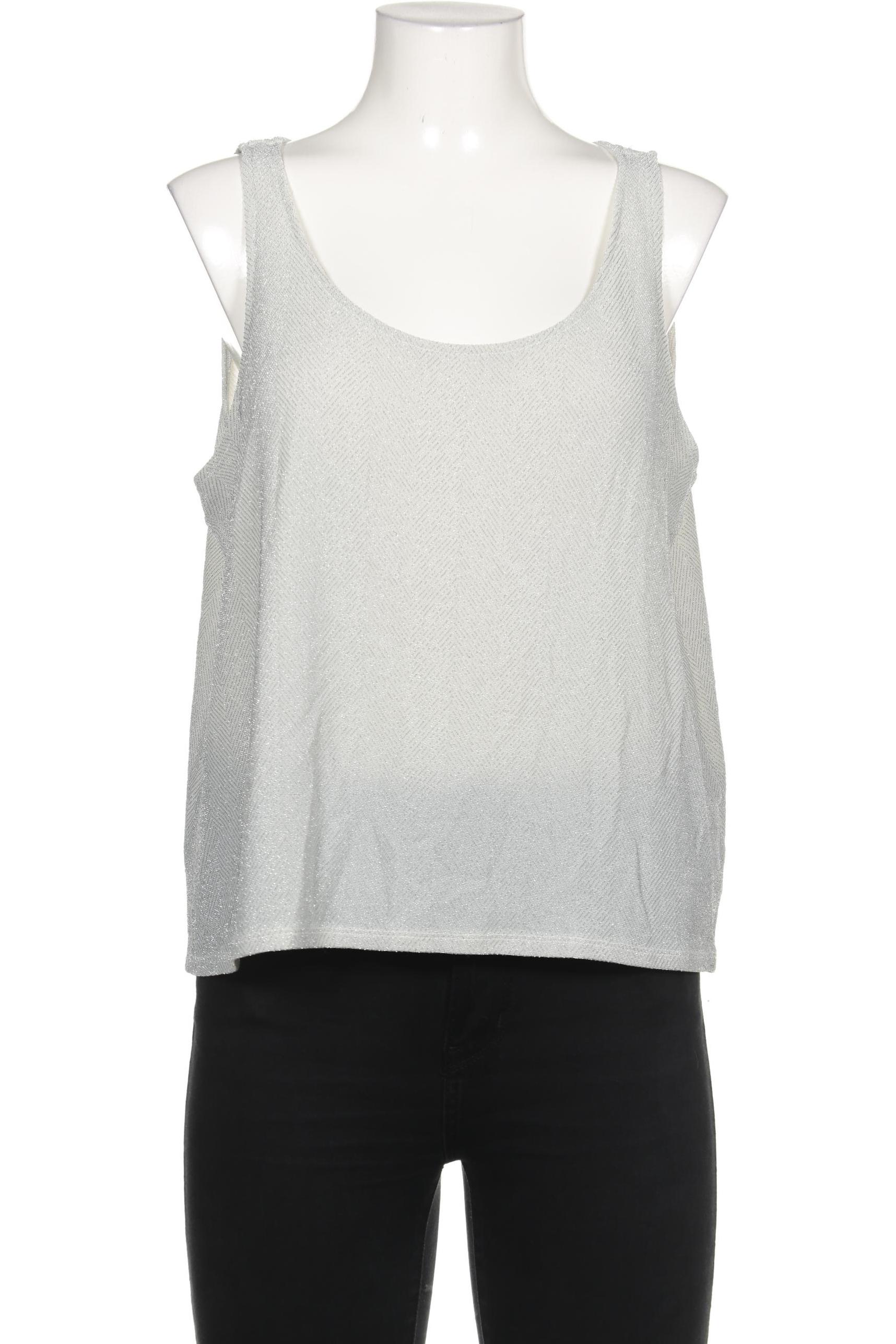 

Monki Damen Top, silber, Gr. 42