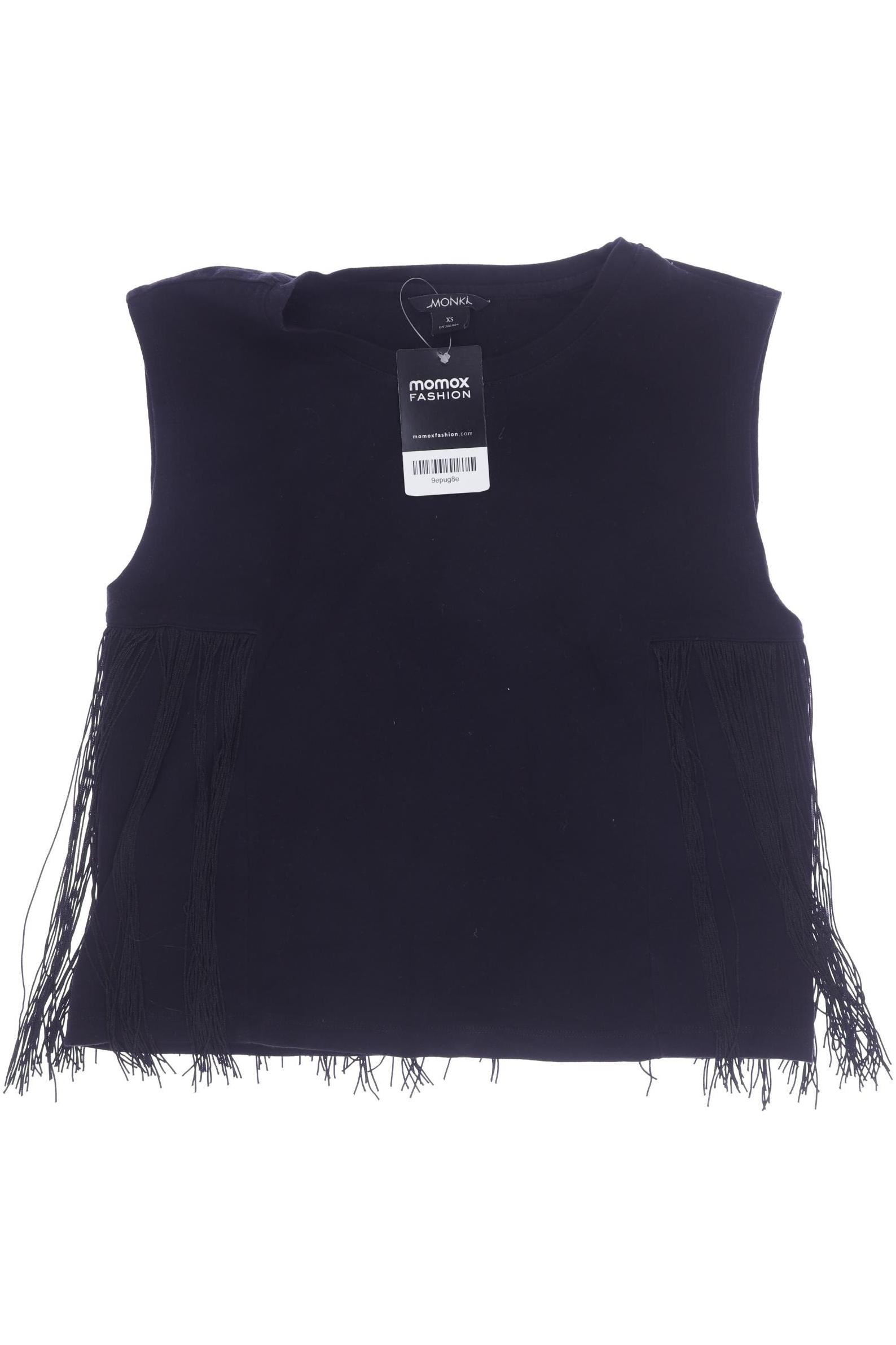 

Monki Damen Top, schwarz, Gr. 34