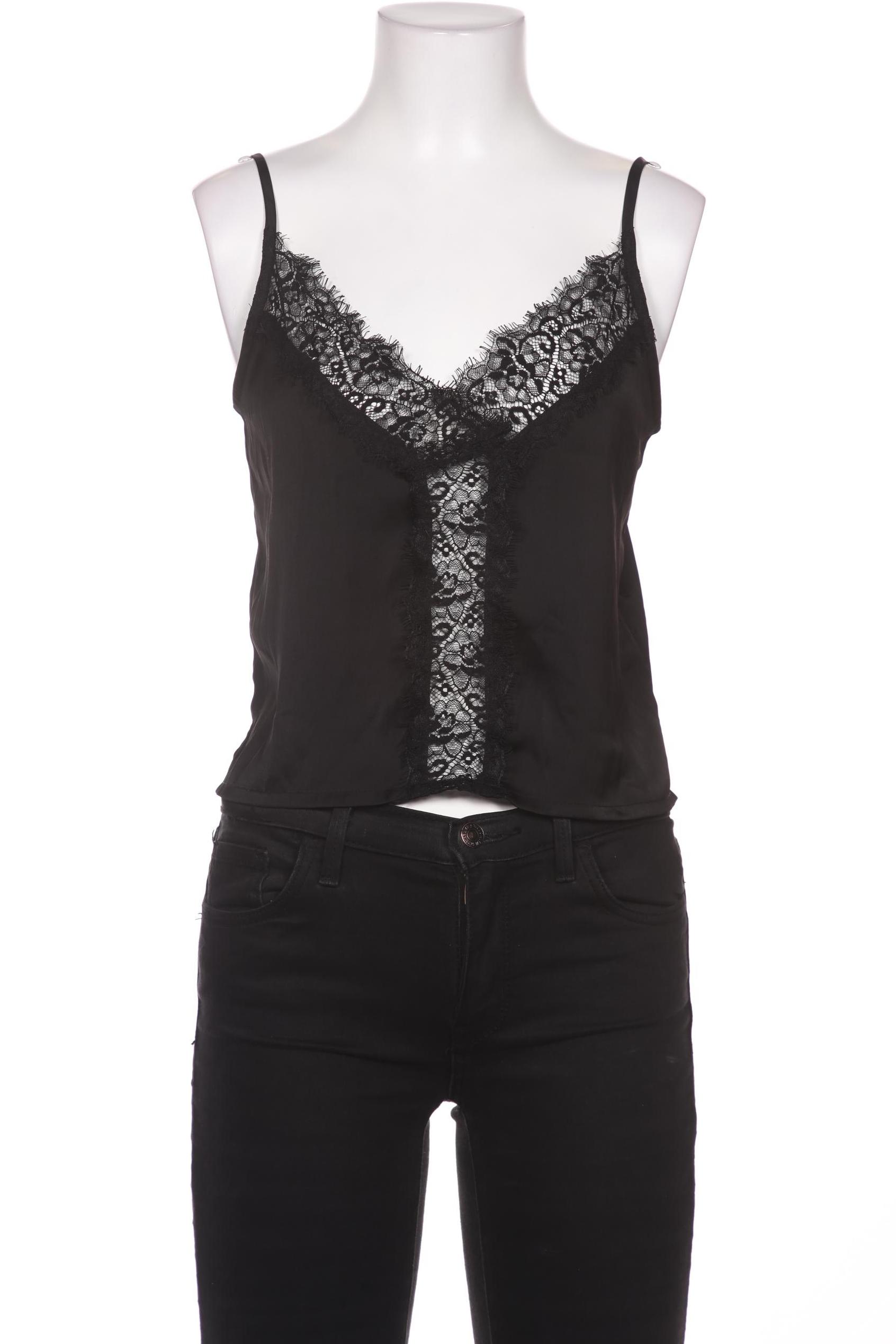 

Monki Damen Top, schwarz, Gr. 36