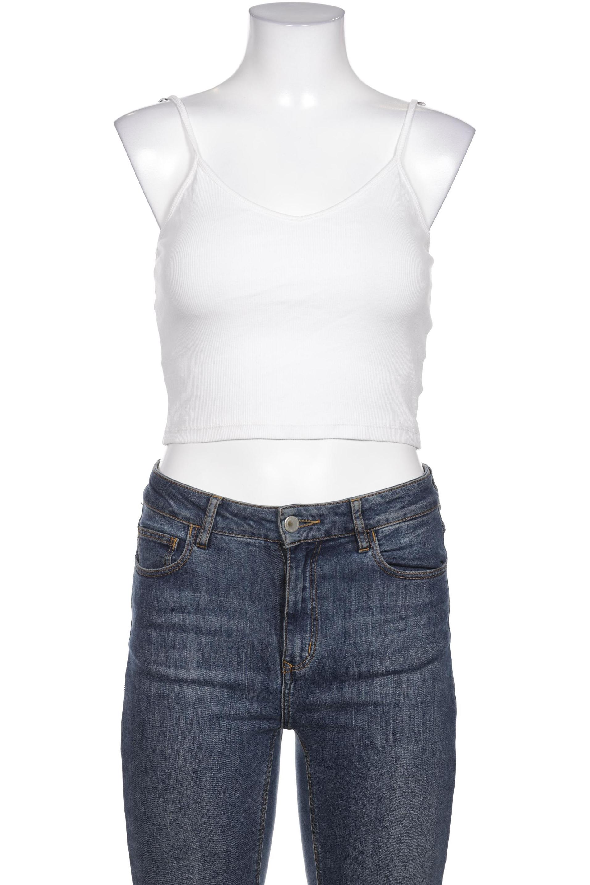 

Monki Damen Top, weiß, Gr. 36