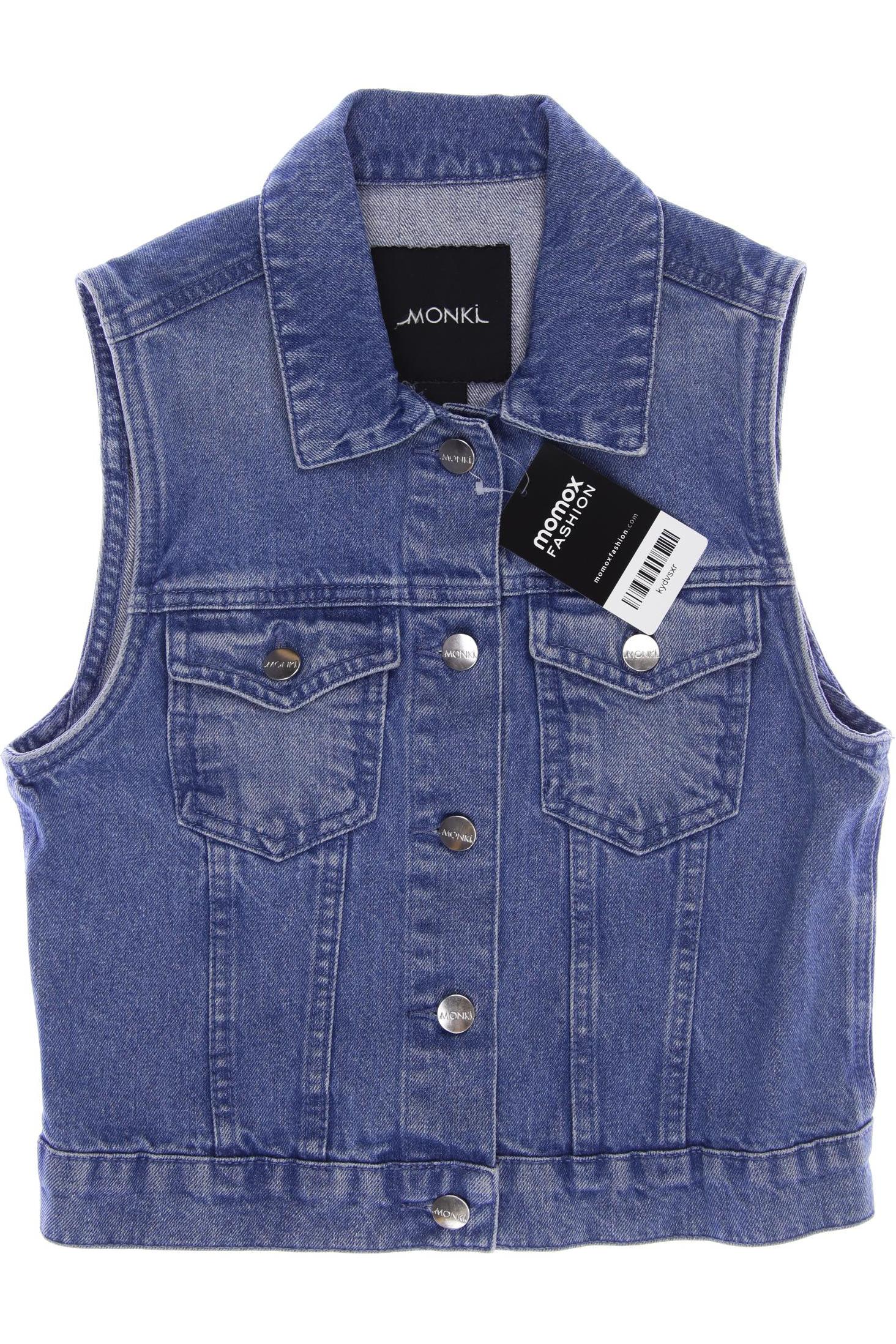 

MONKI Damen Weste, blau