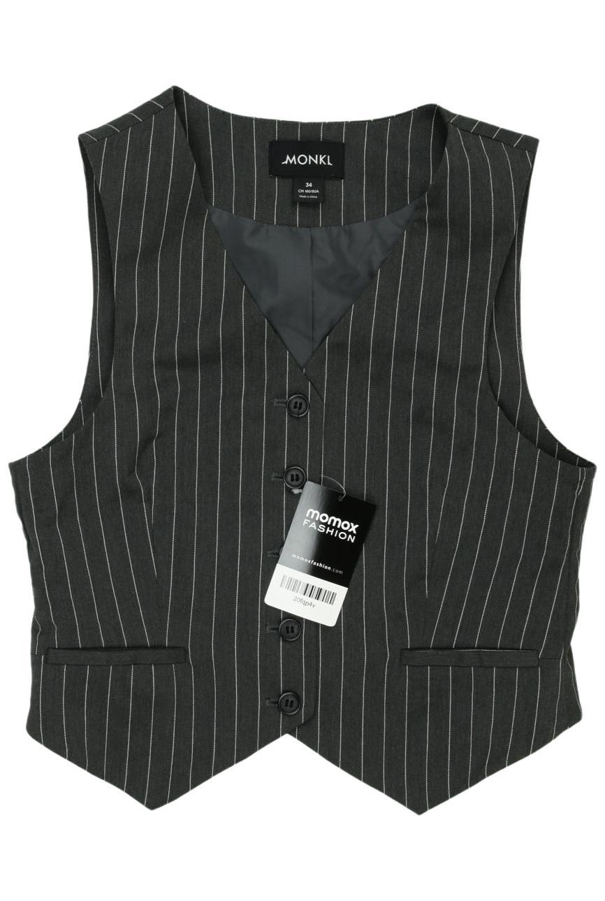 

Monki Damen Weste, grau, Gr. 34