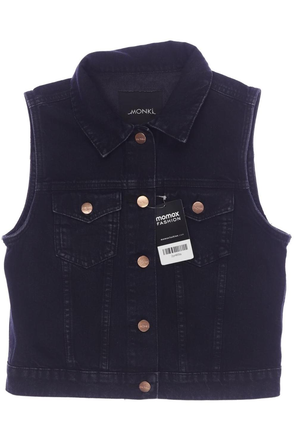 

Monki Damen Weste, schwarz, Gr. 36