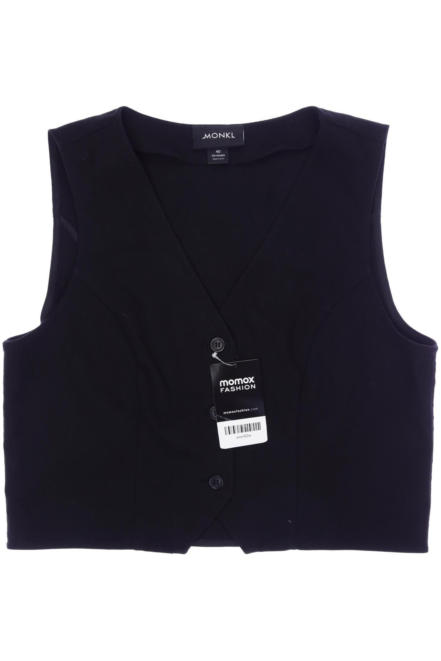 

Monki Damen Weste, schwarz, Gr. 40