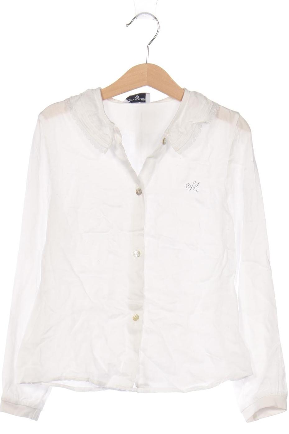 

Monnalisa Damen Bluse, weiß, Gr. 134