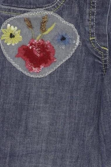 Thumbnail - Monnalisa Mädchen Jeans, marineblau, Gr. 104
