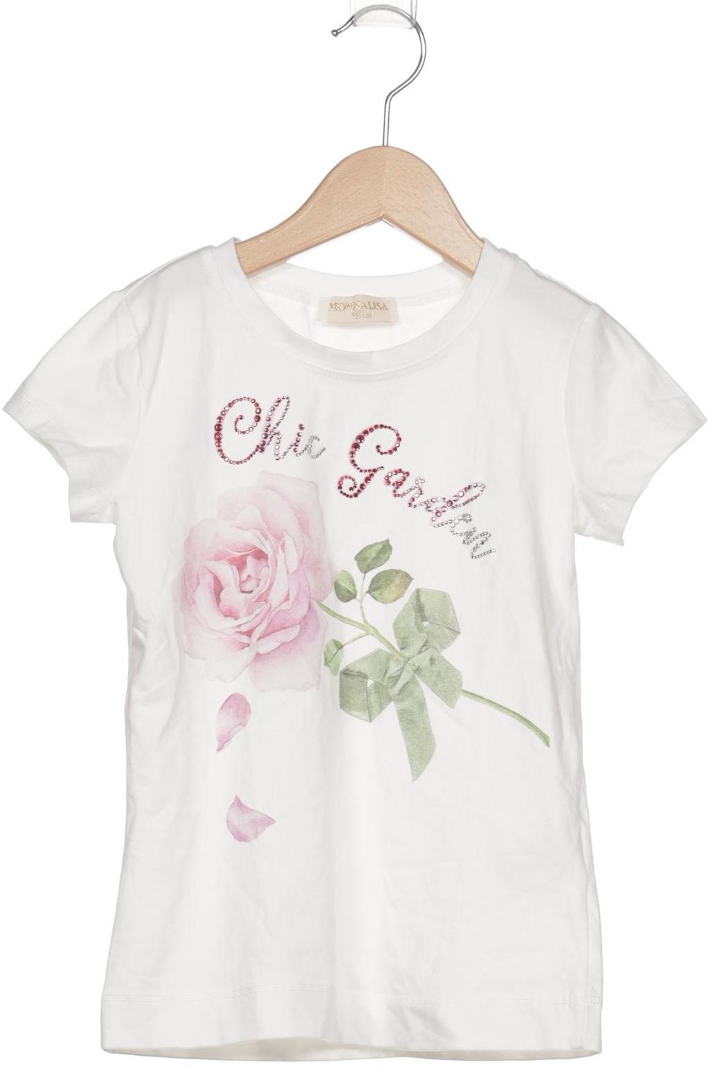 

Monnalisa Damen T-Shirt, weiß, Gr. 116
