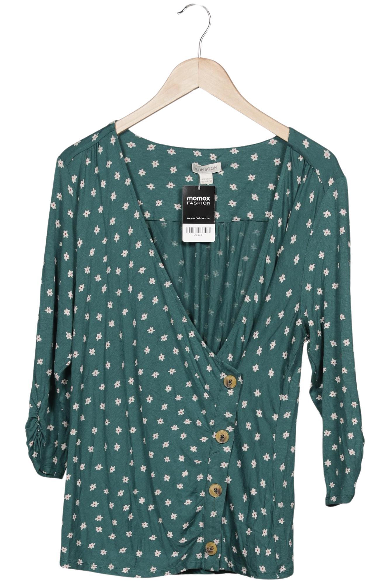 

Monsoon Damen Bluse, grün, Gr. 44