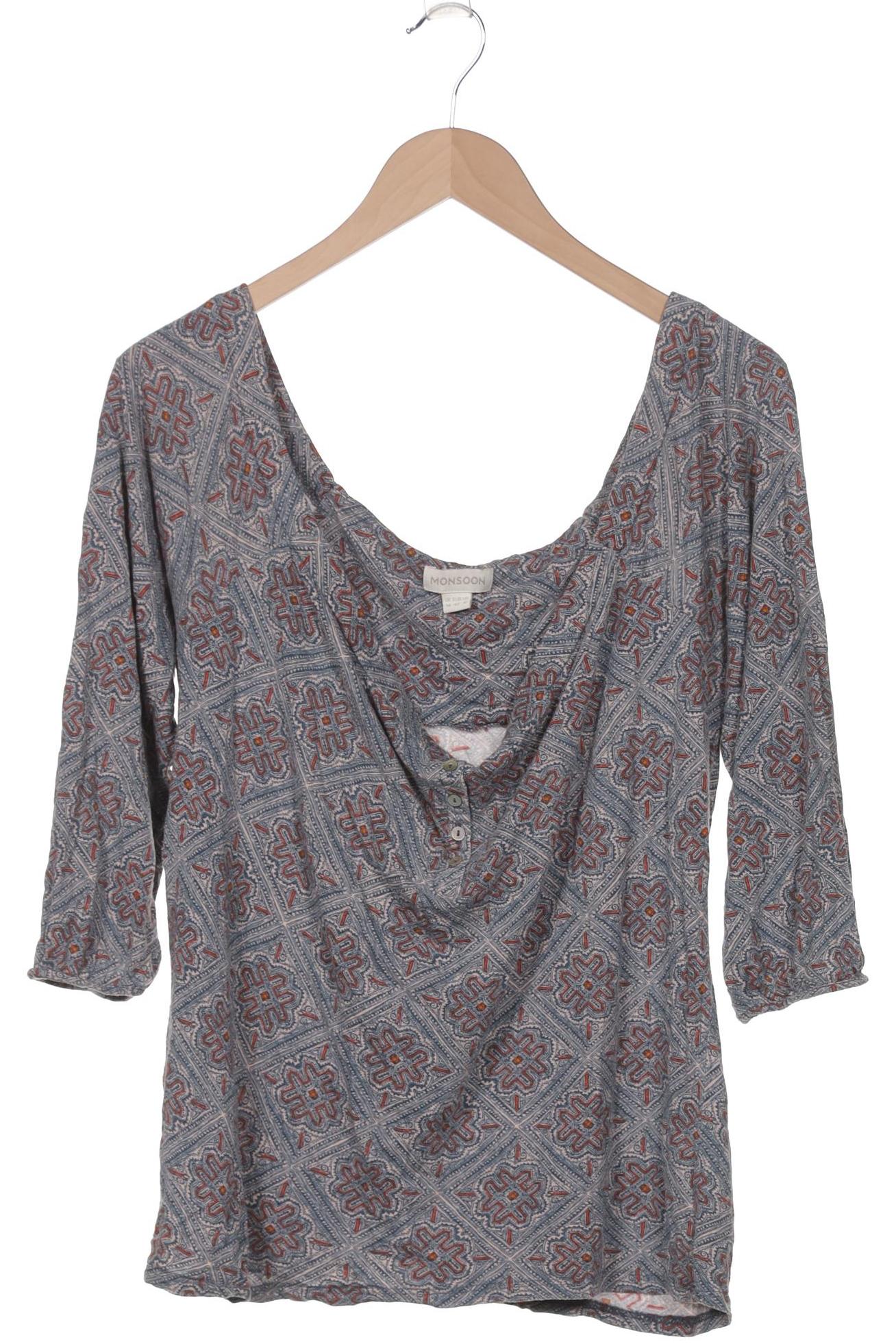 

Monsoon Damen Langarmshirt, blau, Gr. 42